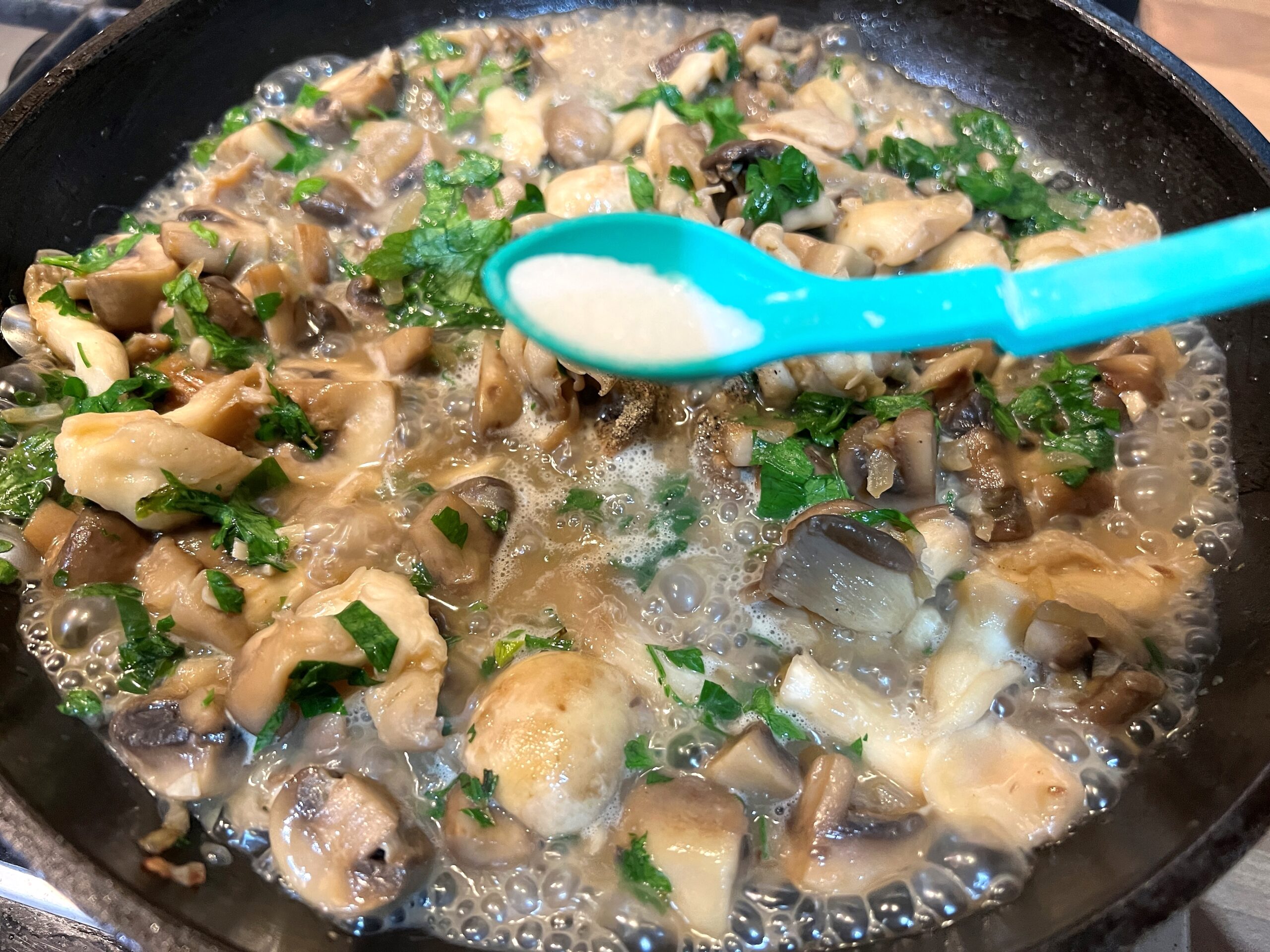 Mushroom Fricassee with Fresh Herbs Recipe