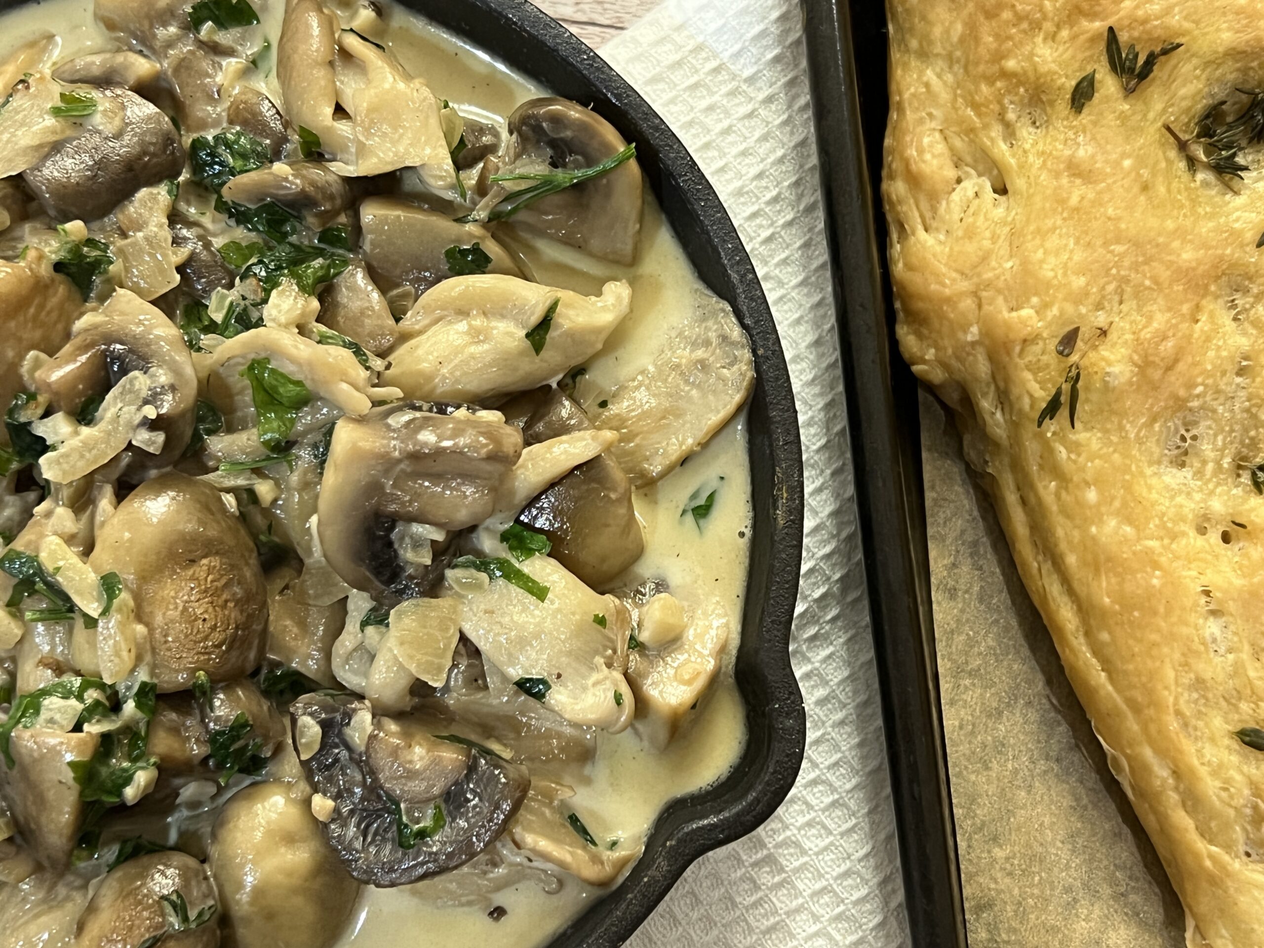 Mushroom Fricassee with Fresh Herbs Recipe