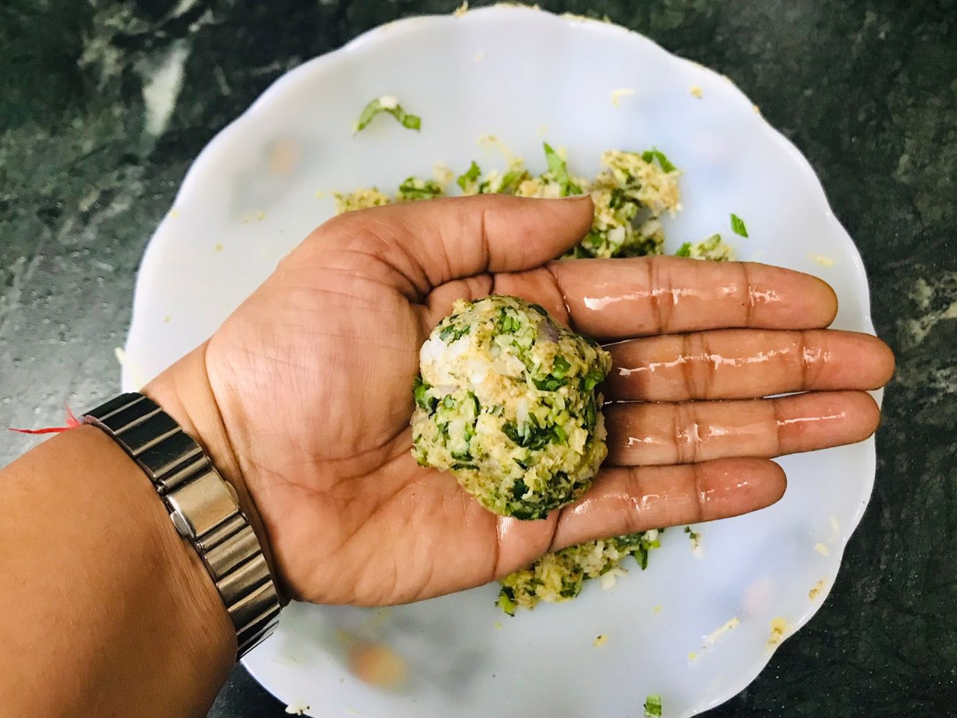 Broccoli and Courgette Fritters Recipe