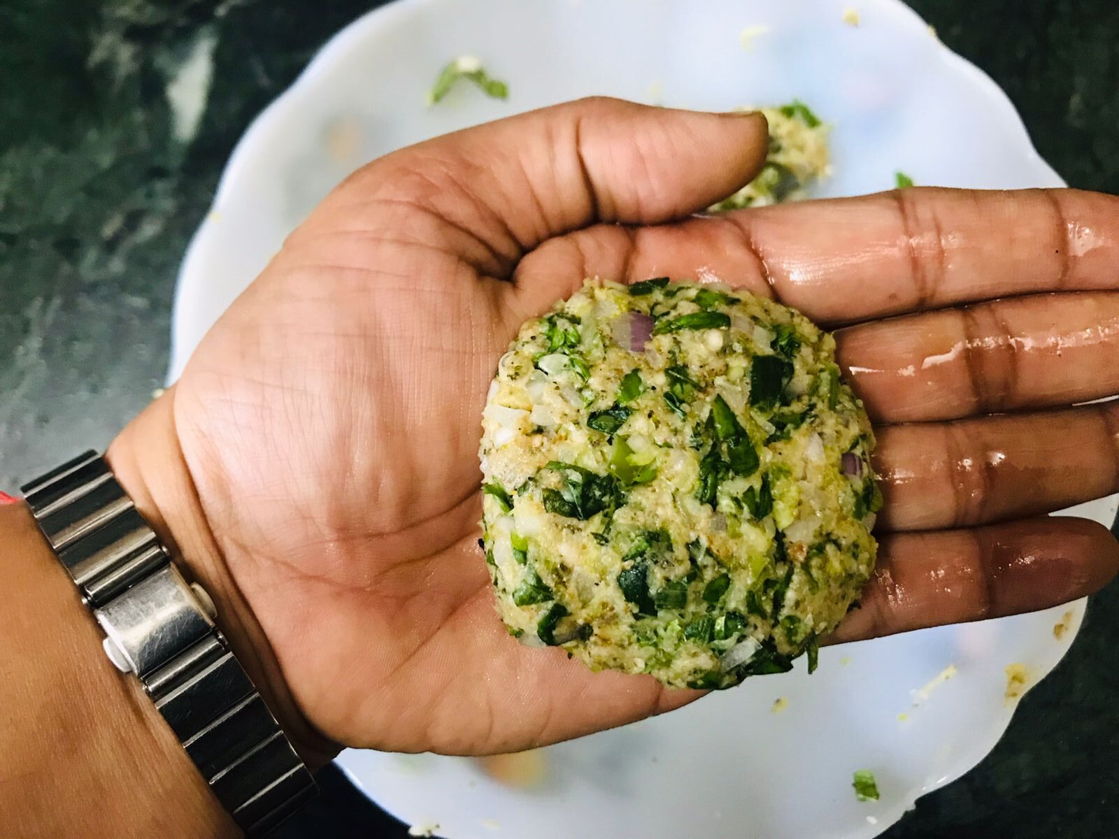 Broccoli and Courgette Fritters Recipe