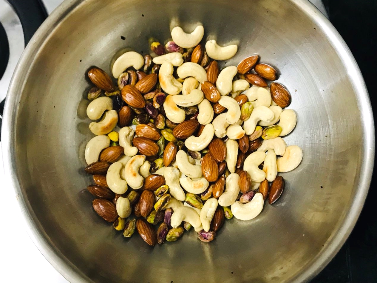 Roasted Nuts Chaat Recipe