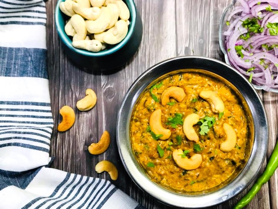 Kaju Masala Recipe (Cashew Curry)