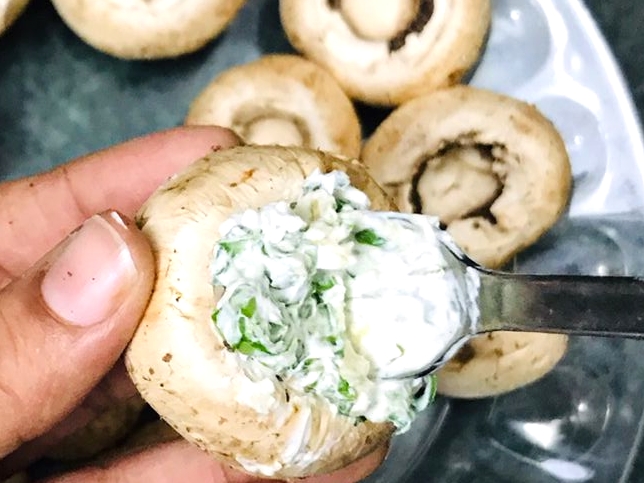 Cream Cheese Spinach Mushroom Recipe