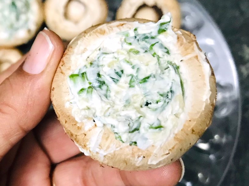 Cream Cheese Spinach Mushroom Recipe