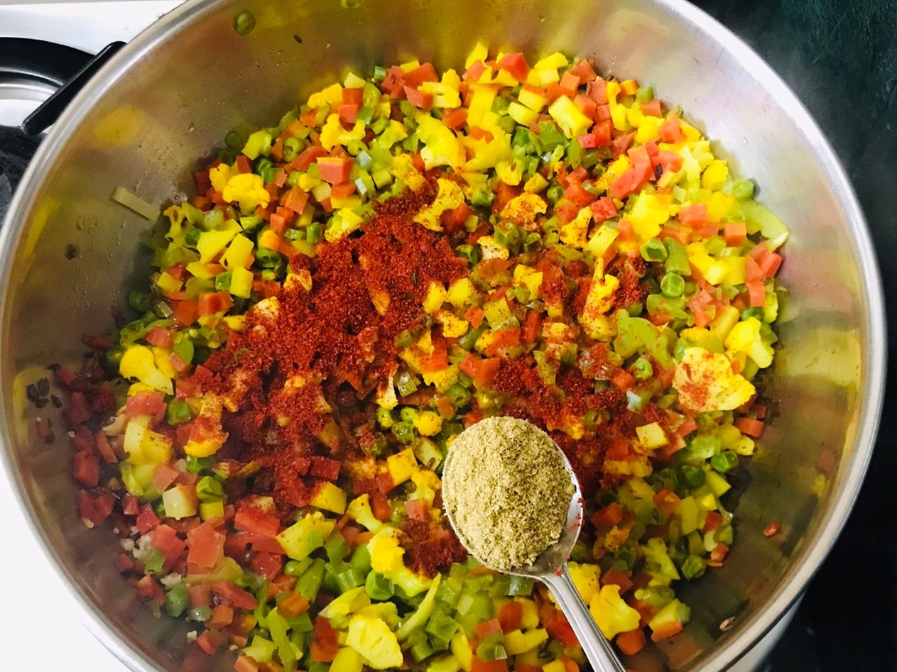 Vegetable Frankie Recipe