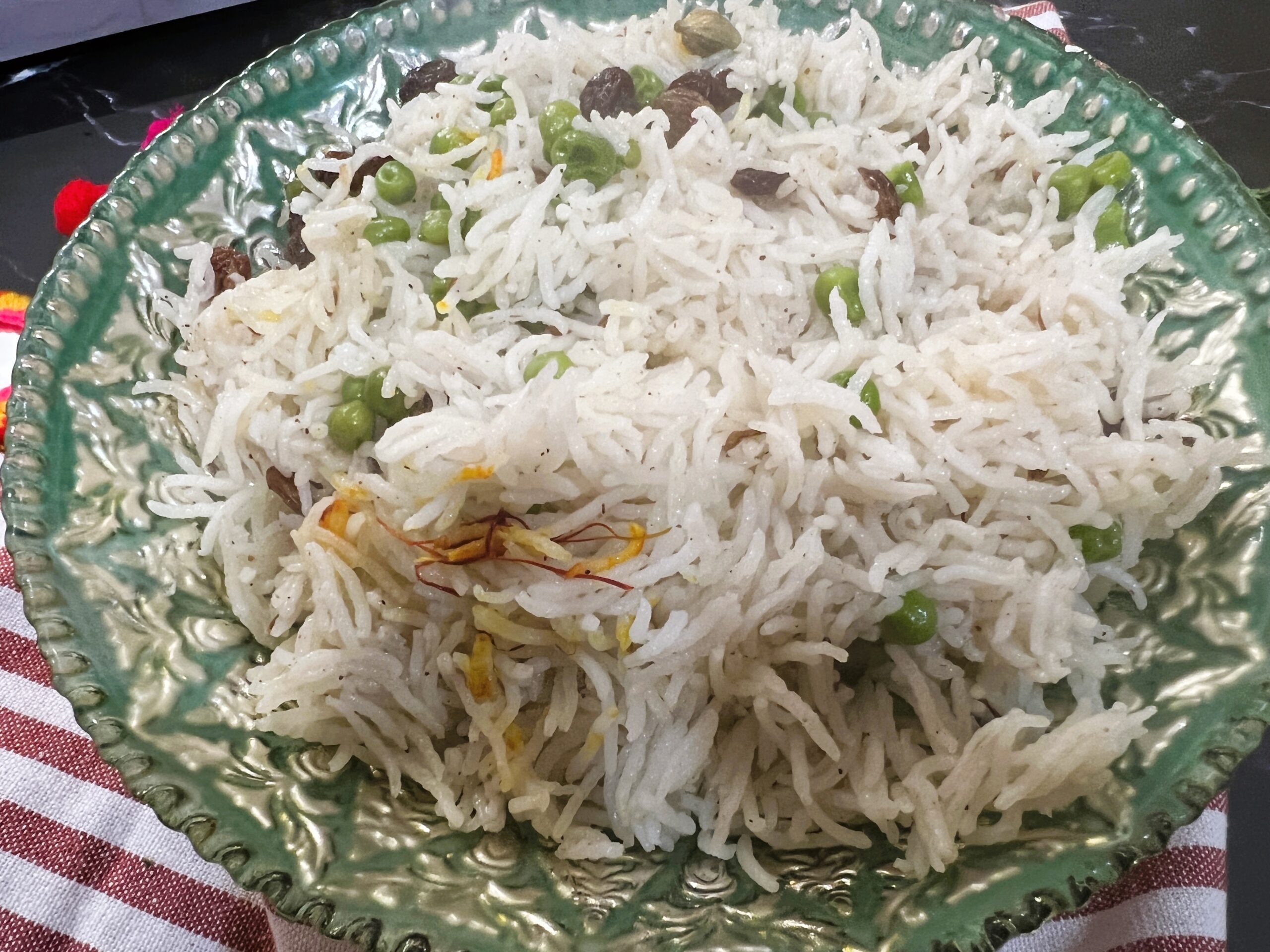 Kashmiri Peas Pulao Recipe