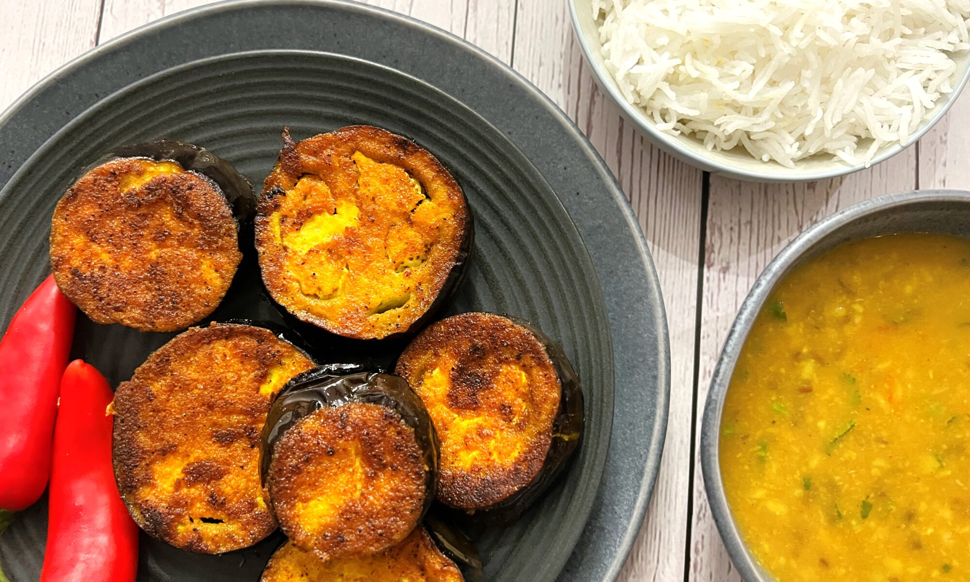 Bengali Begun Bhaja Recipe