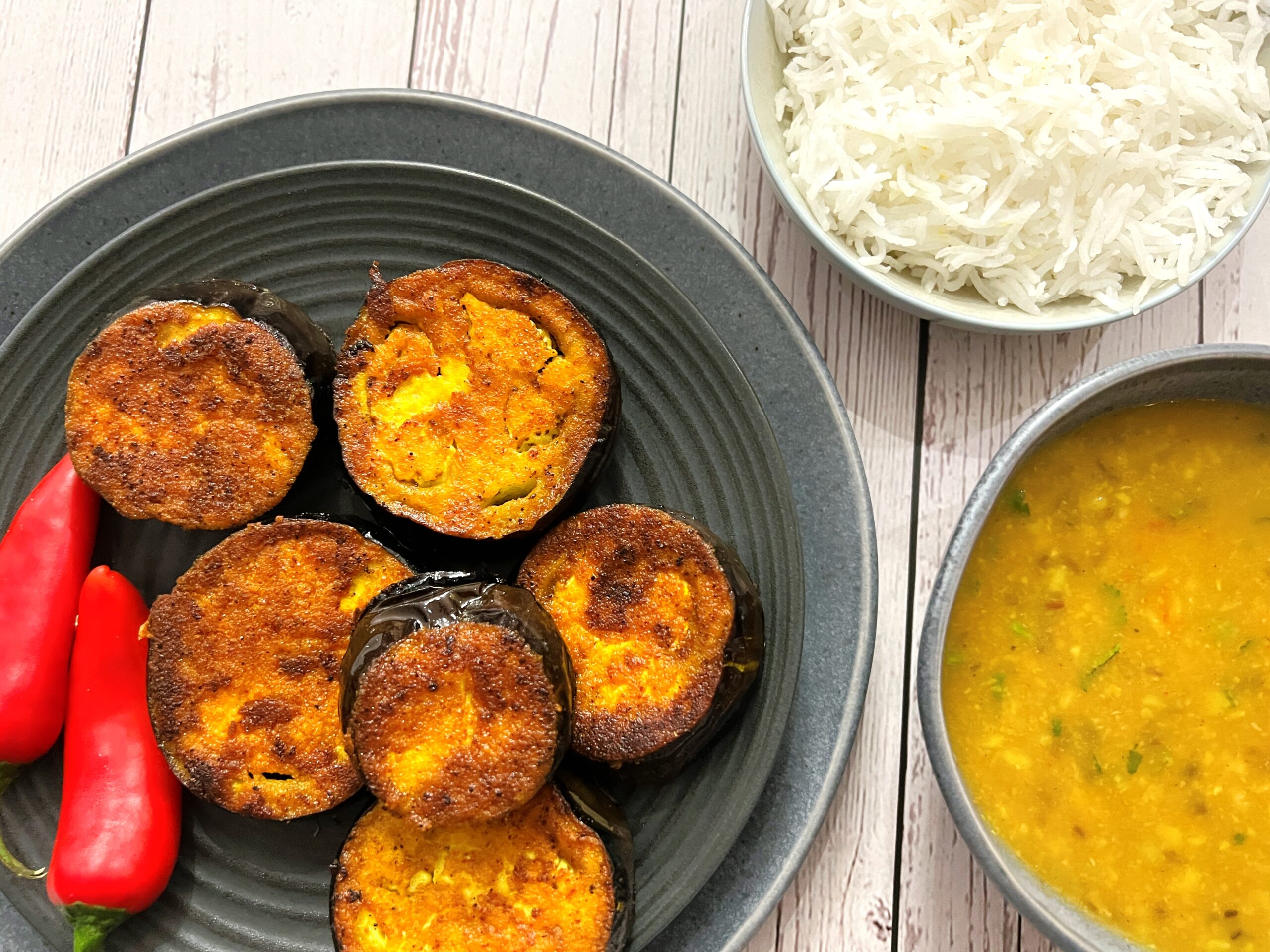 Bengali Begun Bhaja Recipe