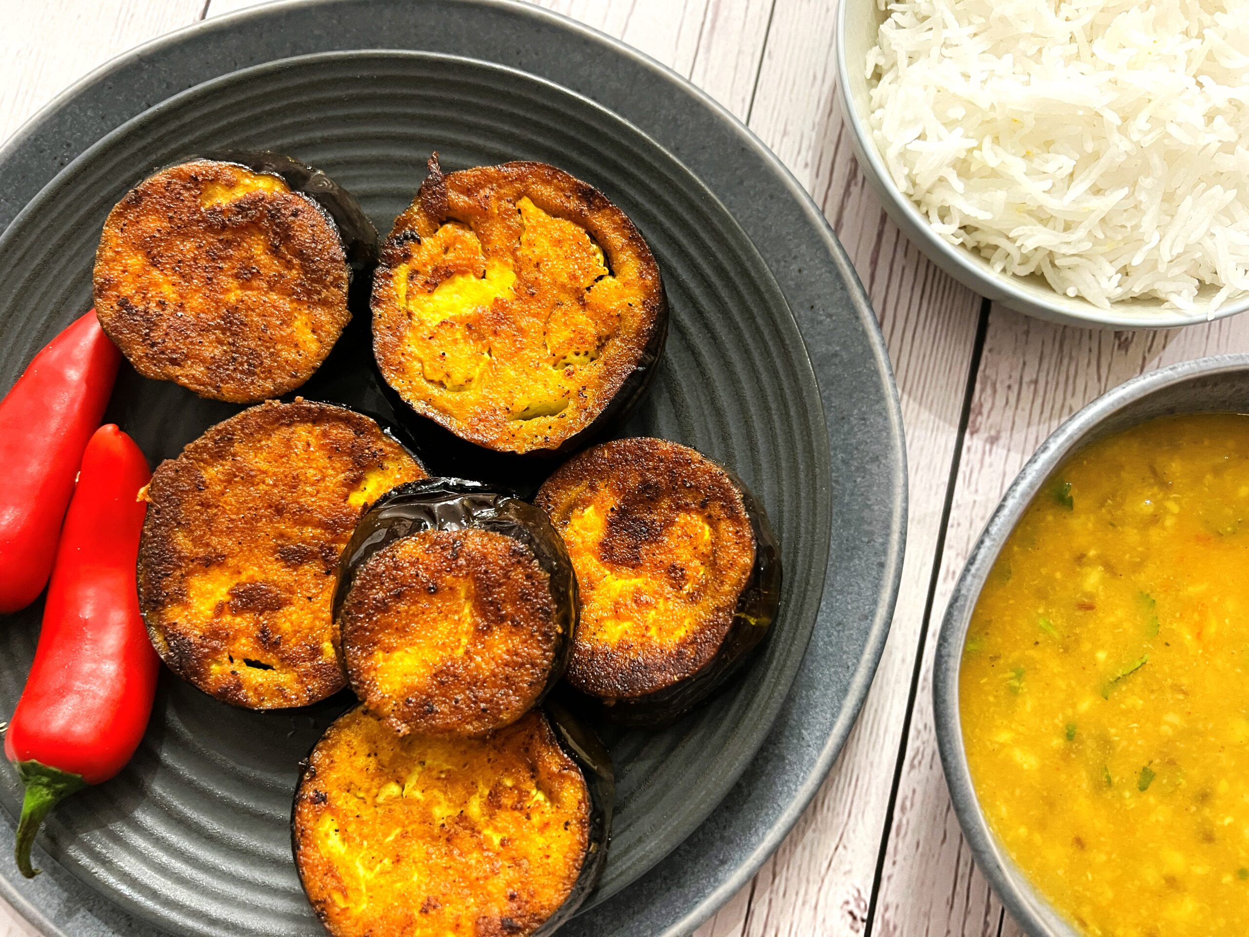 Bengali Begun Bhaja Recipe