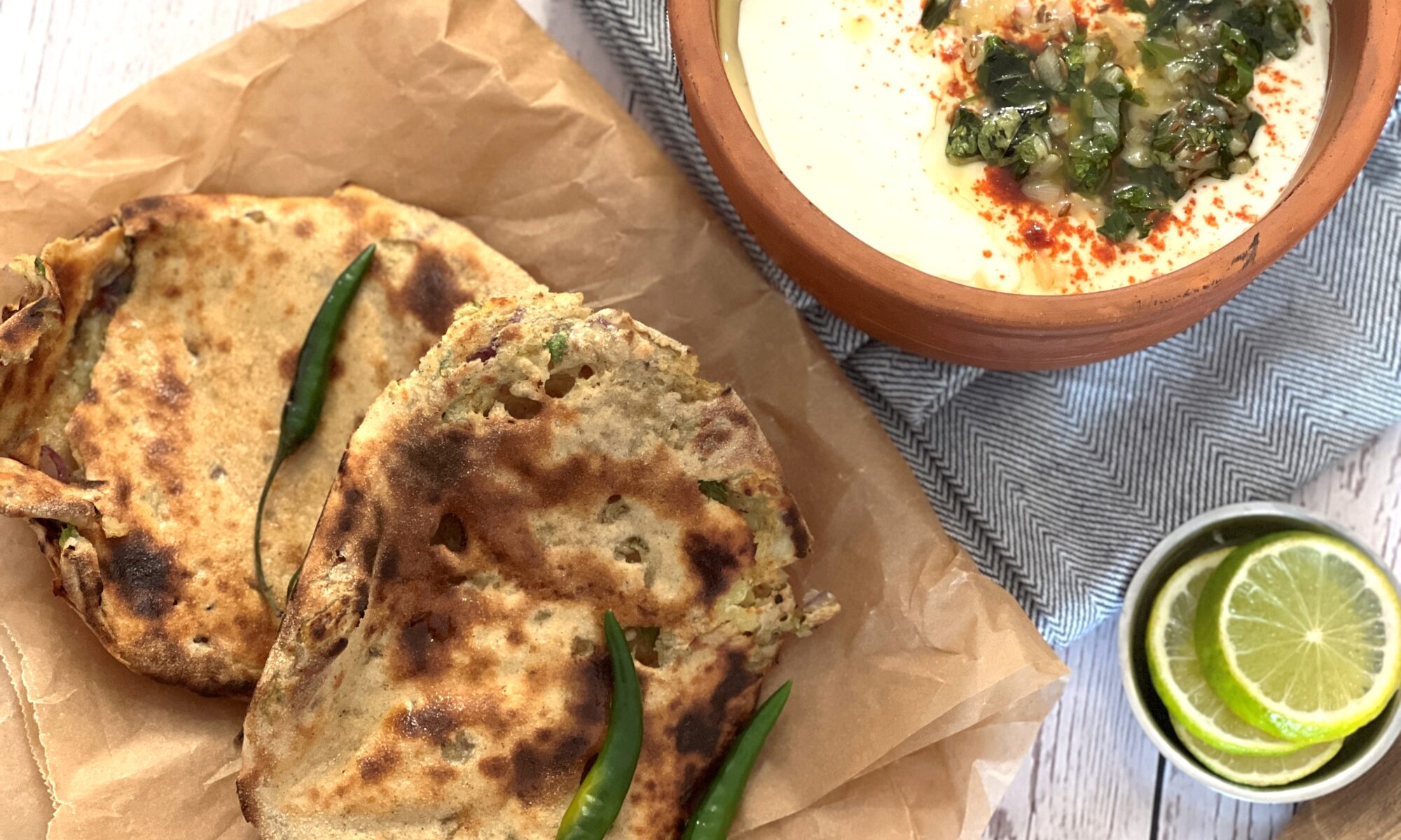 Tandoori Aloo Paratha Recipe