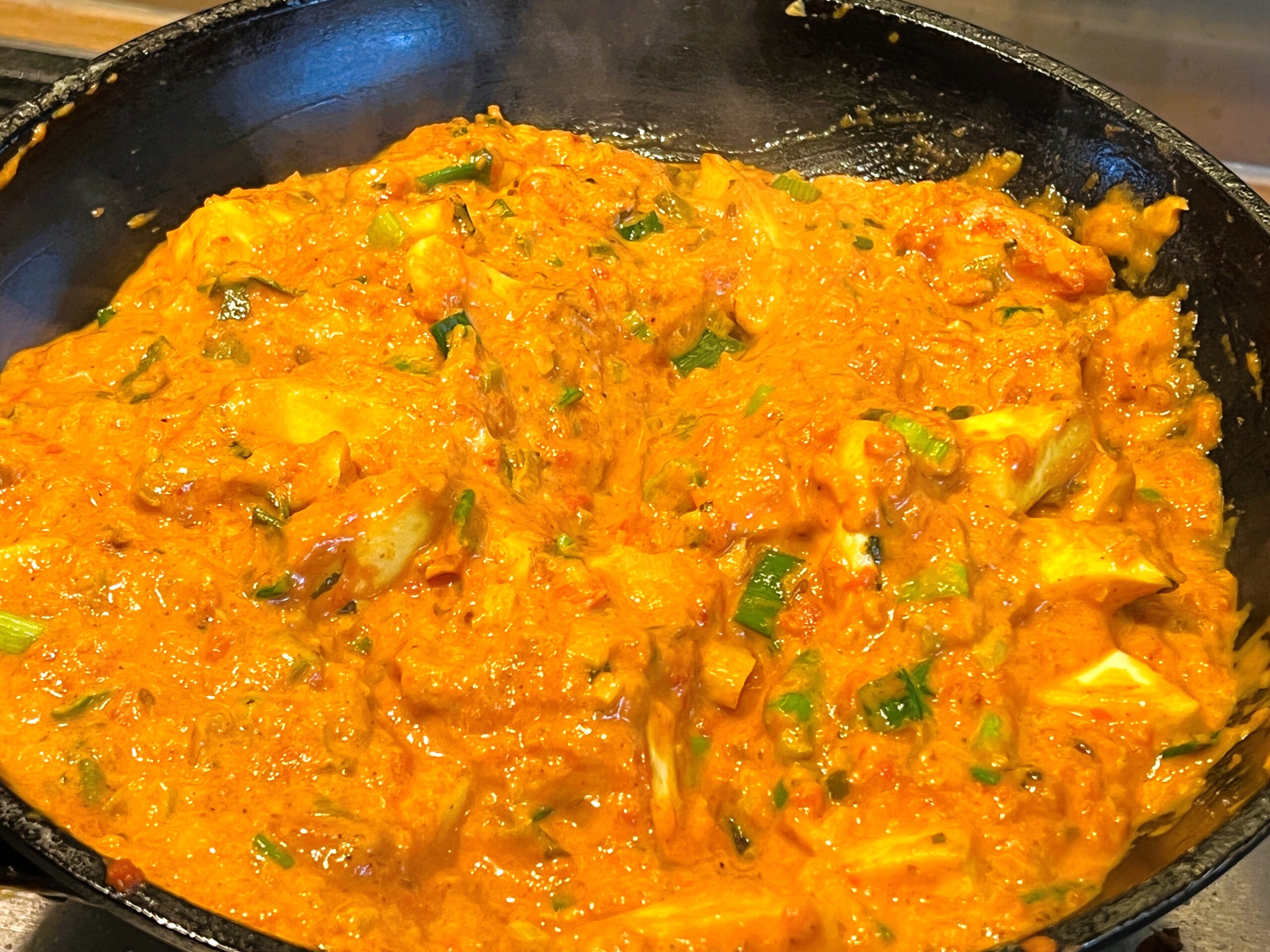 Paneer Hara Pyaaz Recipe