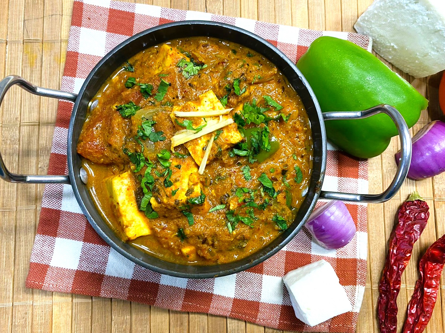 Kadai Paneer Recipe