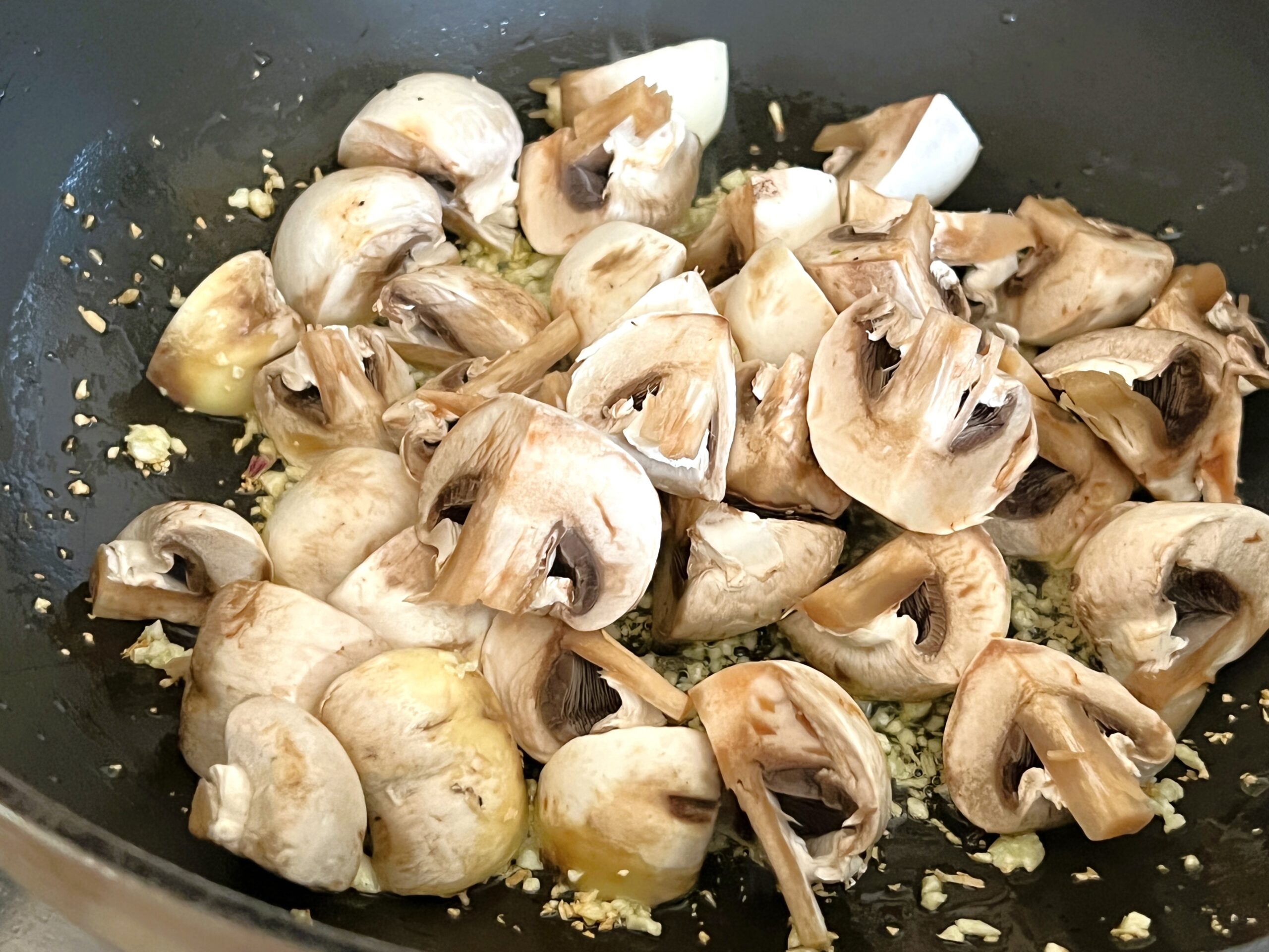 Lemon Garlic Mushroom Asparagus Pasta Recipe
