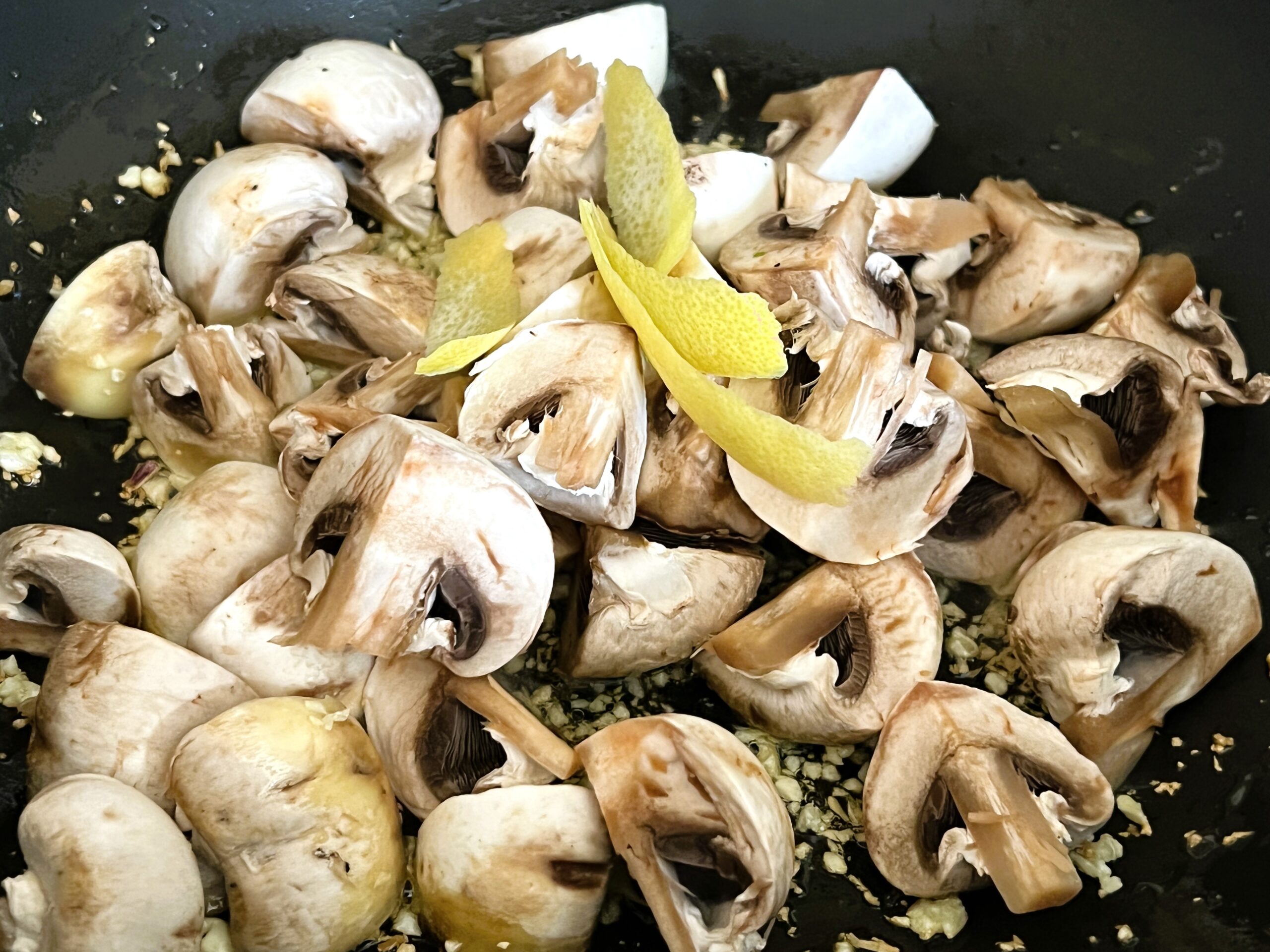 Lemon Garlic Mushroom Asparagus Pasta Recipe