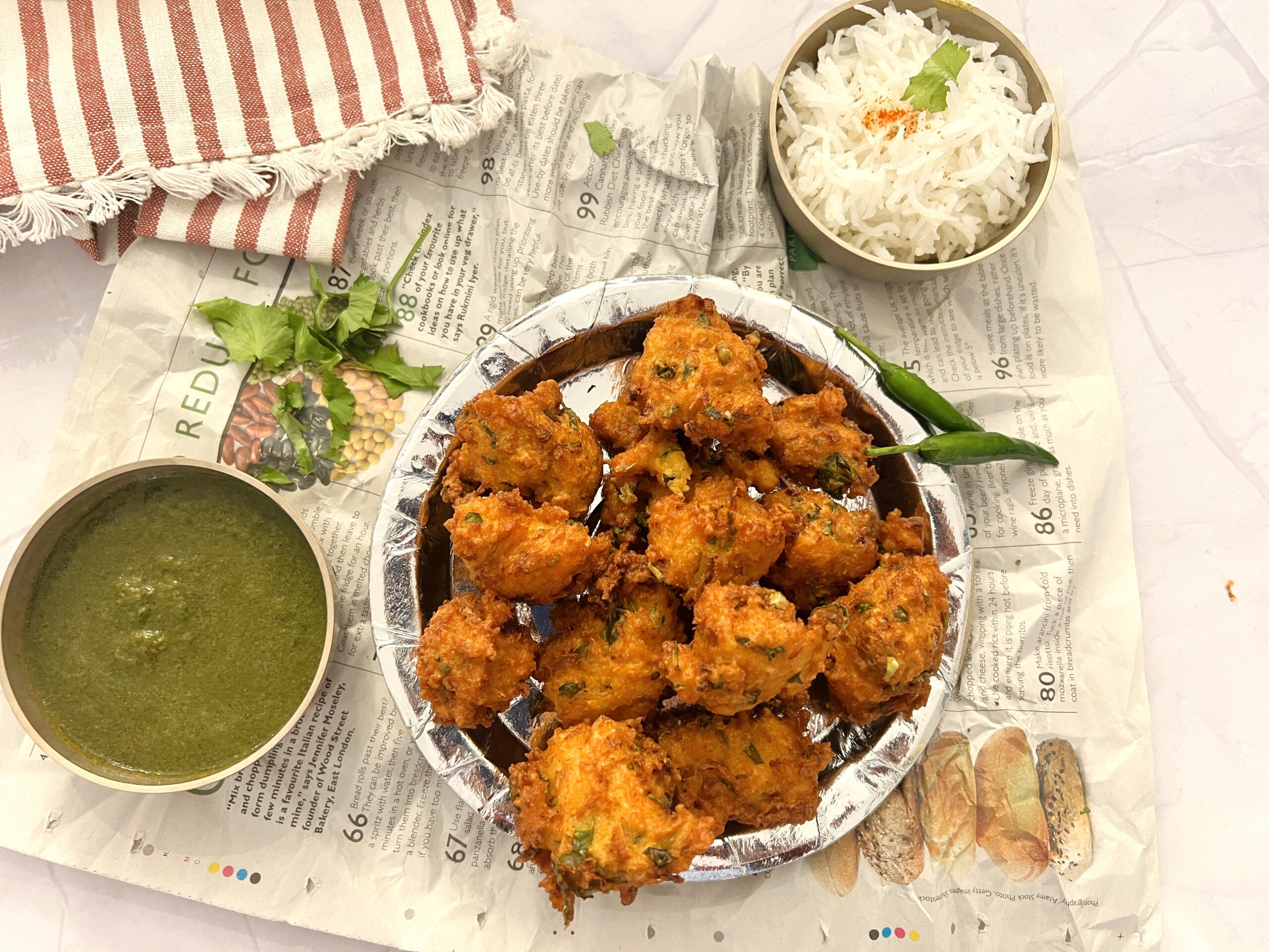 Rice Pakora Recipe