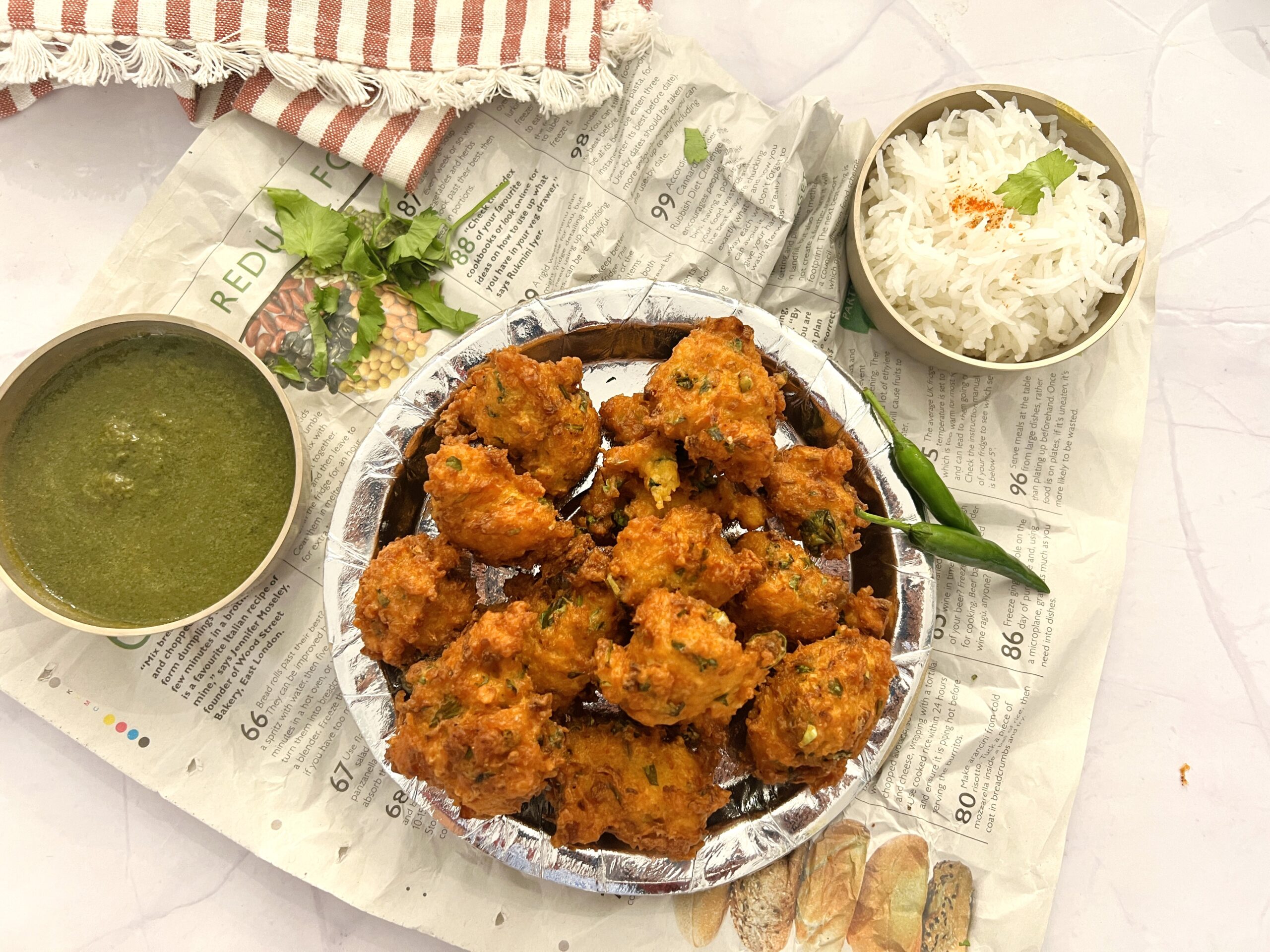 Rice Pakora Recipe