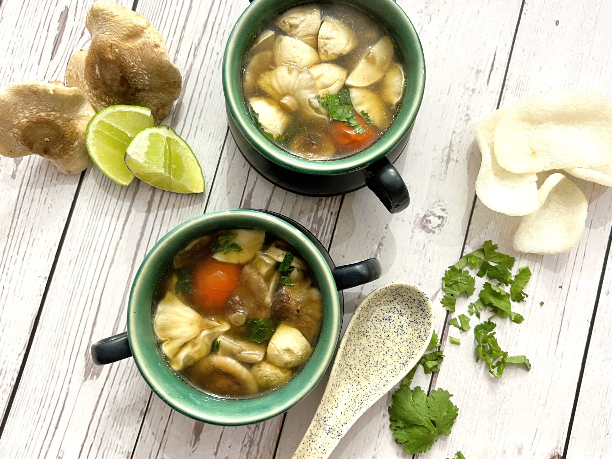 Mushroom Tom Yum Soup Recipe