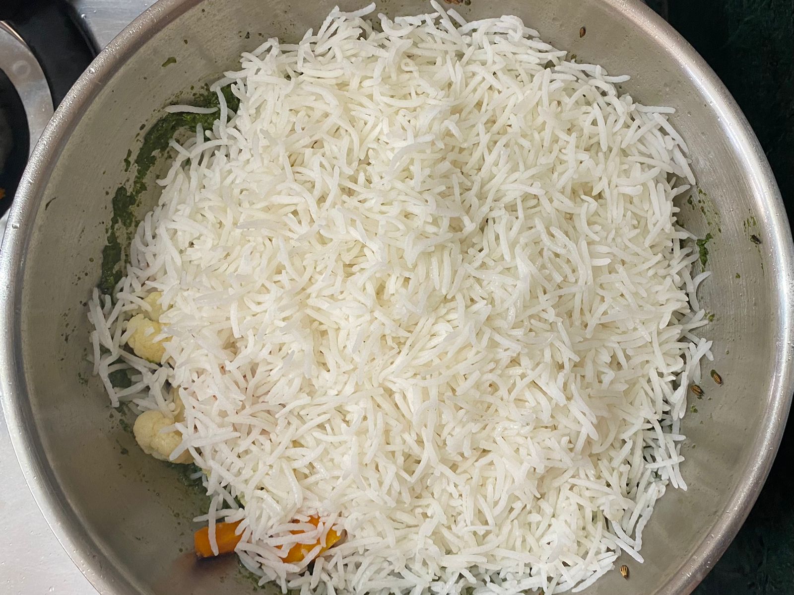 Haryali Hyderabadi Biryani Recipe