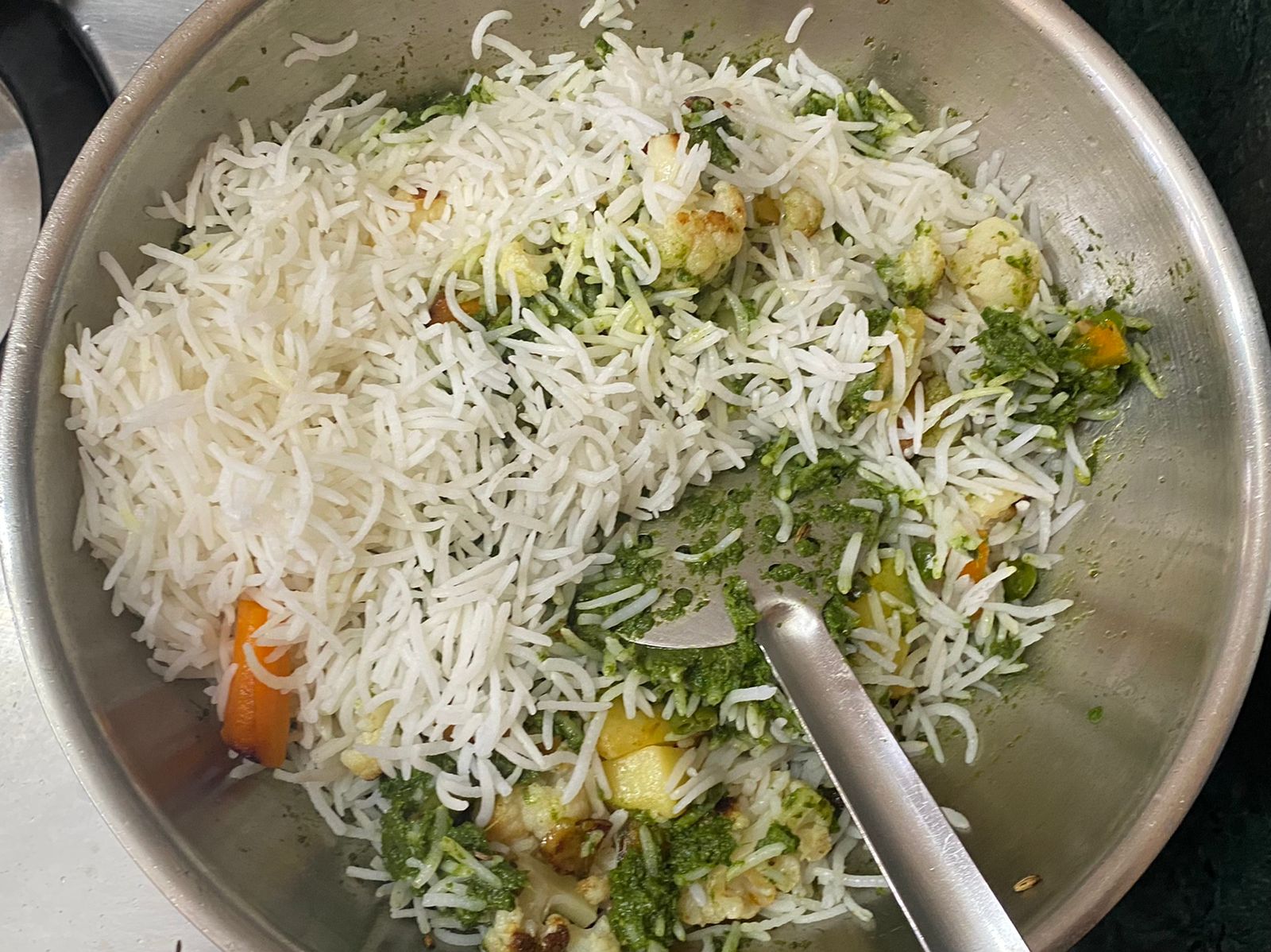 Haryali Hyderabadi Biryani Recipe