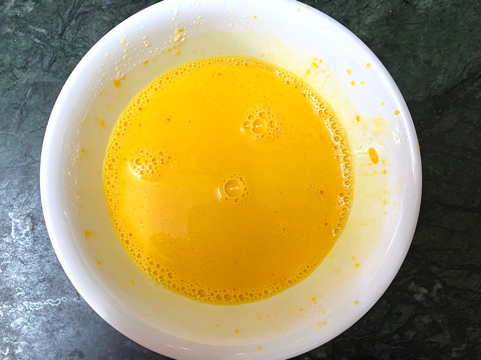 Eggless Mango Custard Recipe