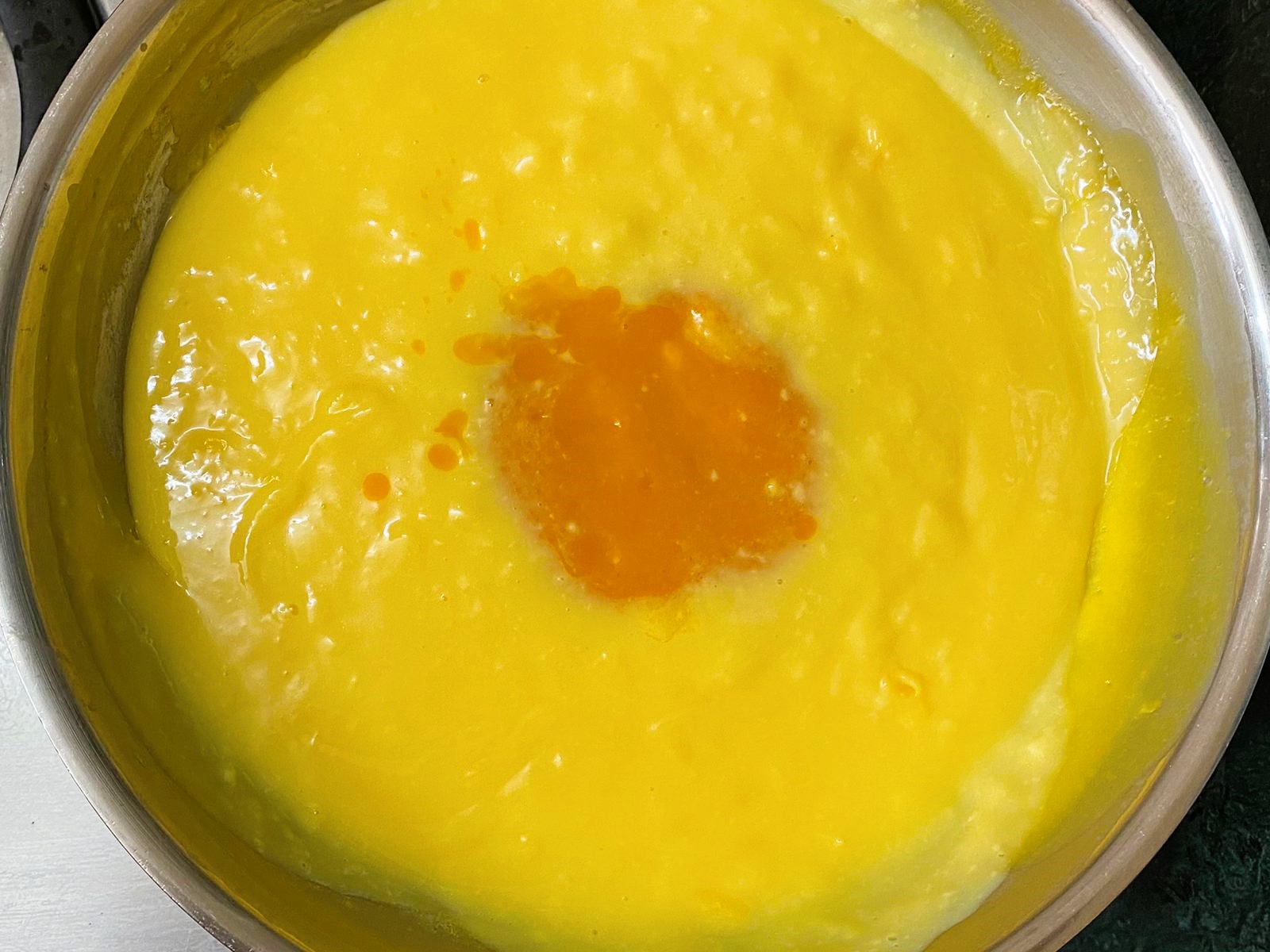 Eggless Mango Custard Recipe