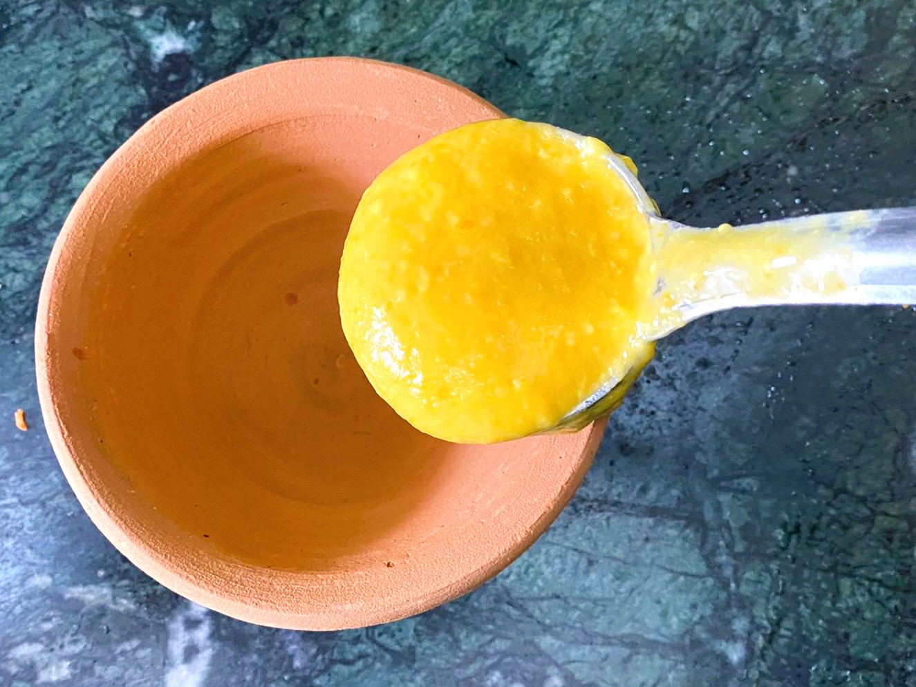Eggless Mango Custard Recipe