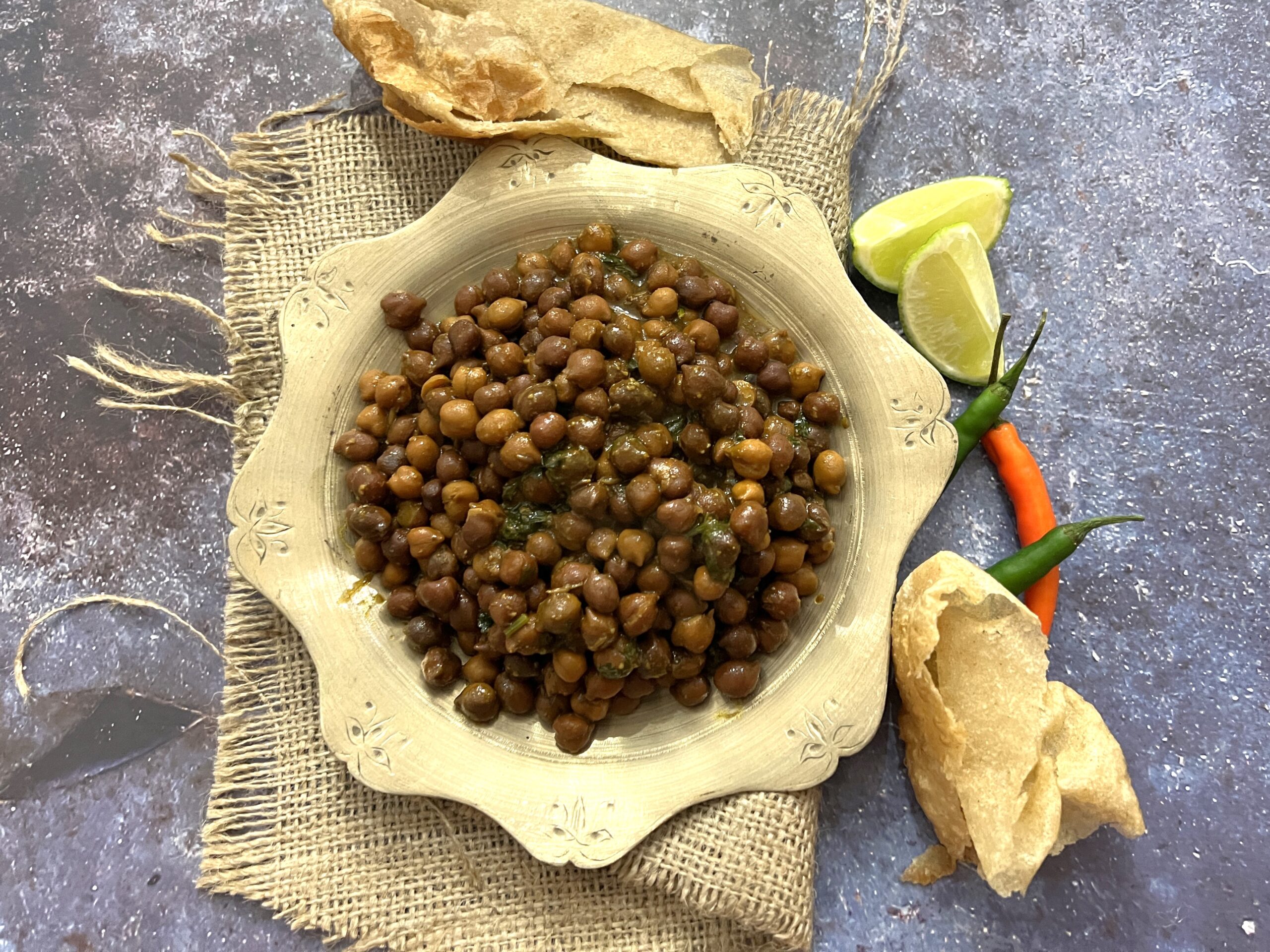 Sukha Kala Chana Recipe