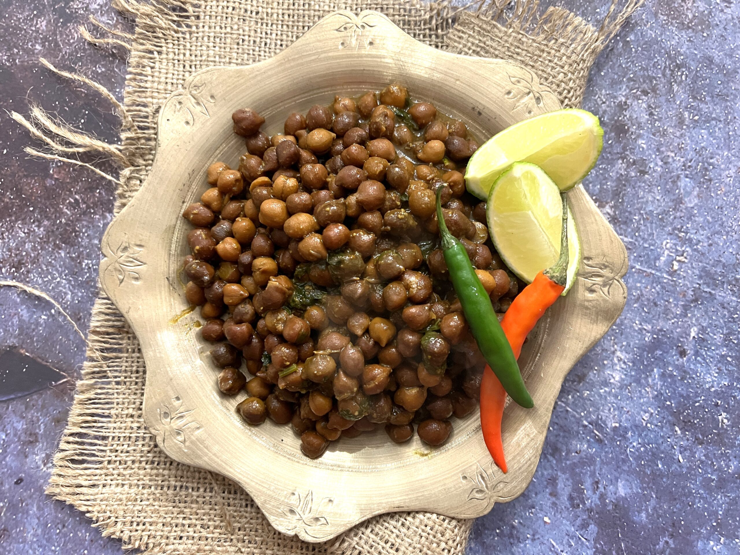 Sukha Kala Chana Recipe