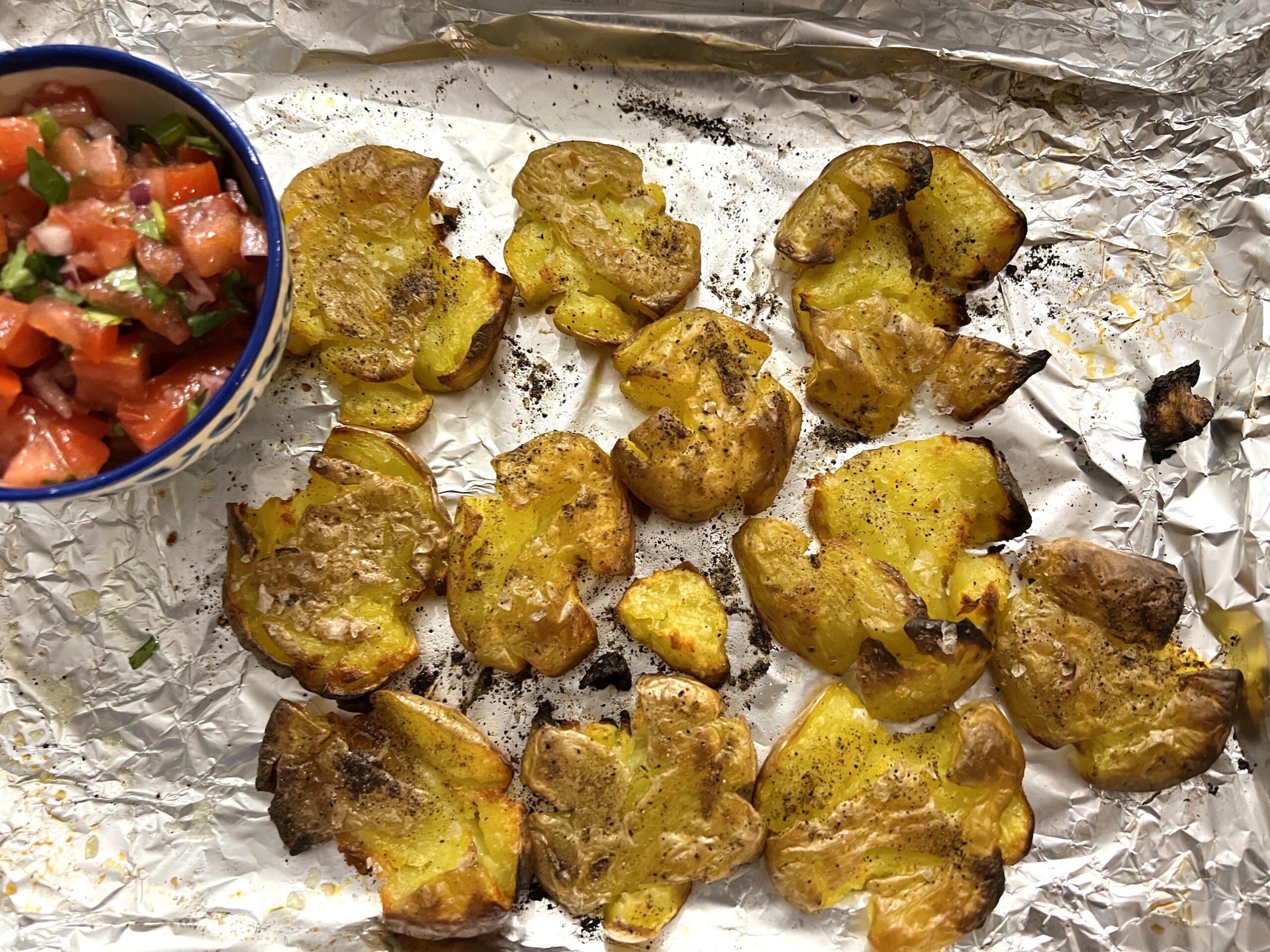 Ultra Crispy Smashed Potatoes