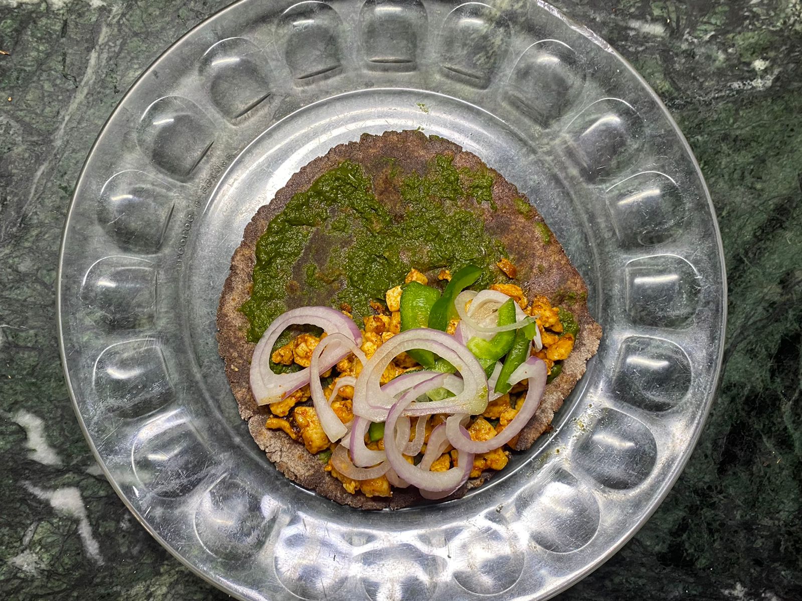 Ragi Wrap Stuffed with Paneer Recipe