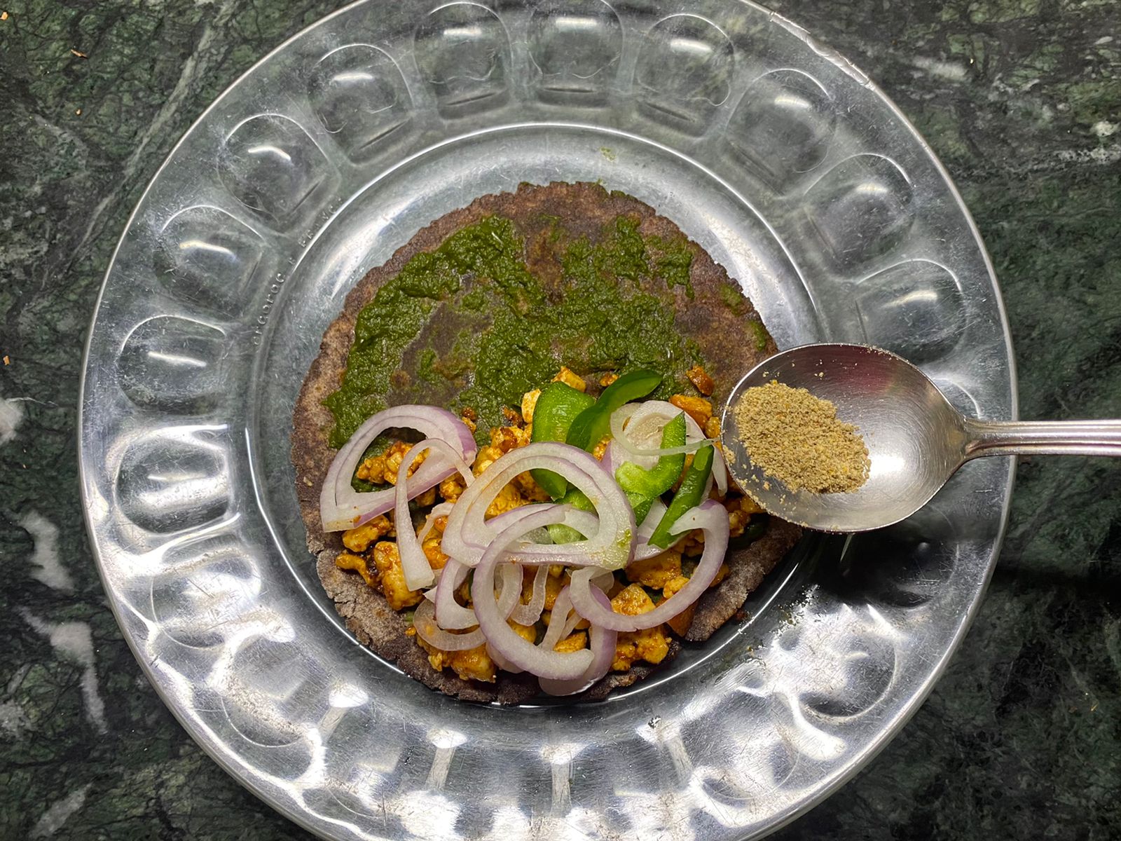 Ragi Wrap Stuffed with Paneer Recipe