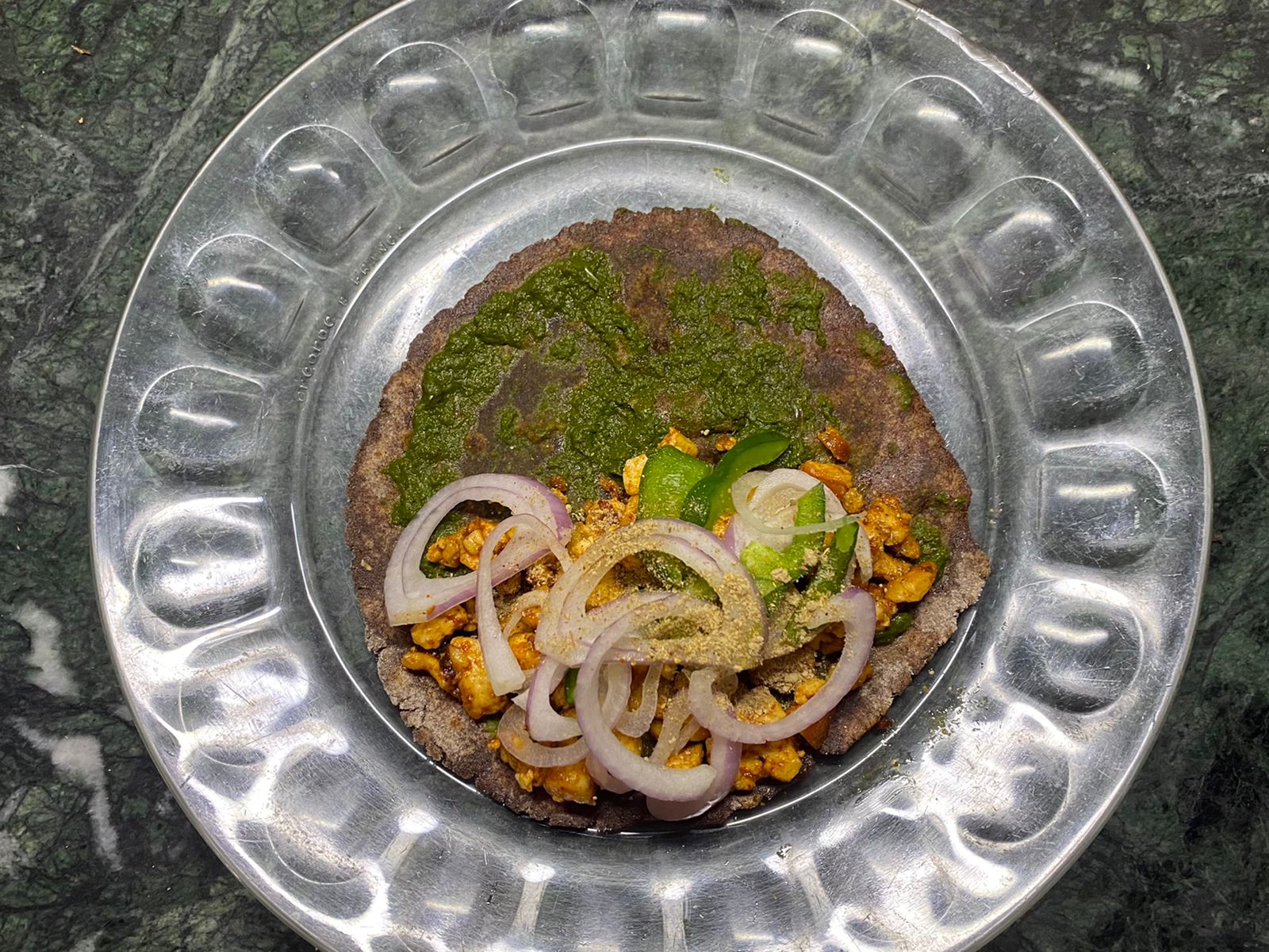 Ragi Wrap Stuffed with Paneer Recipe