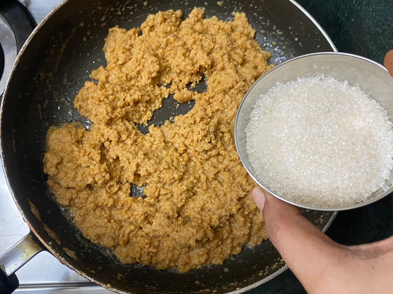 Badam Halwa Recipe