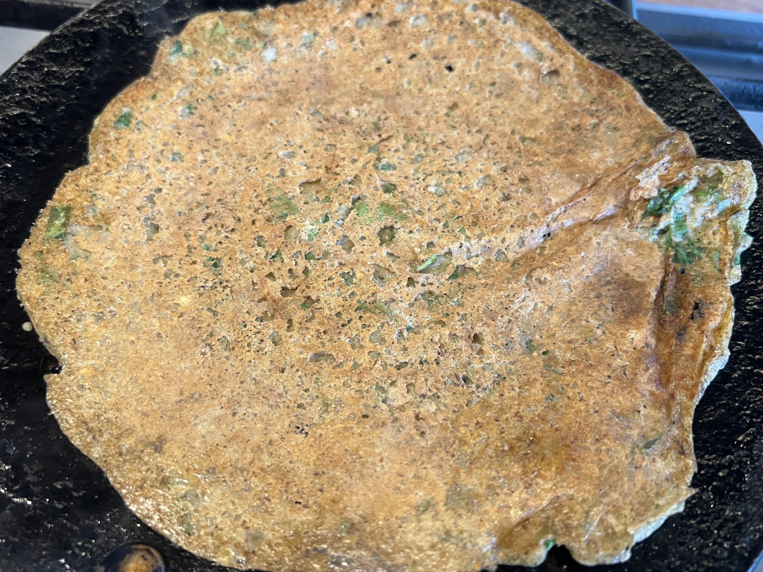 Sprouted Beans and Lentils Chilla Recipe