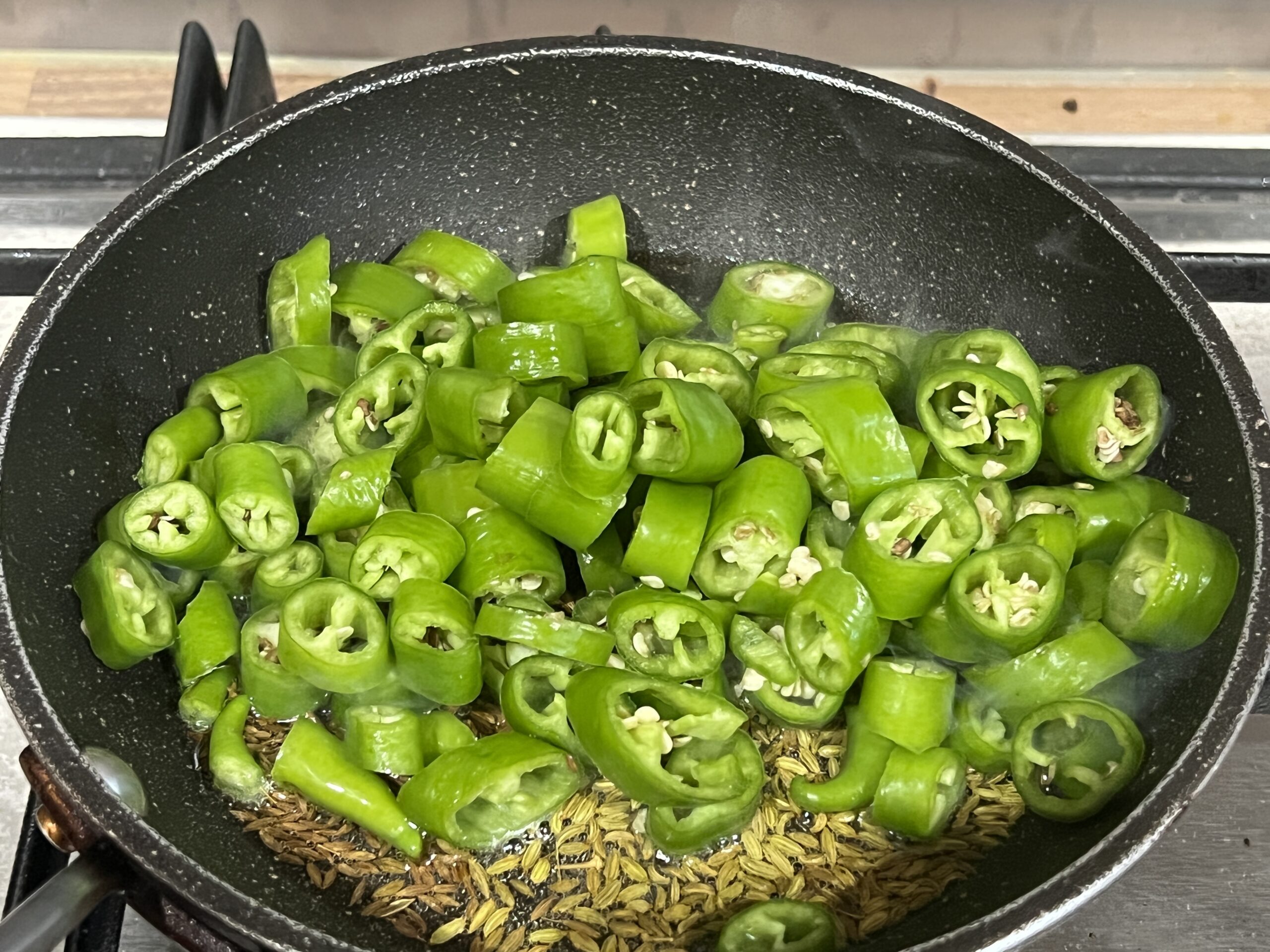 Mirchi Ki Tipore Recipe (Rajasthani Green Chilli Subzi)