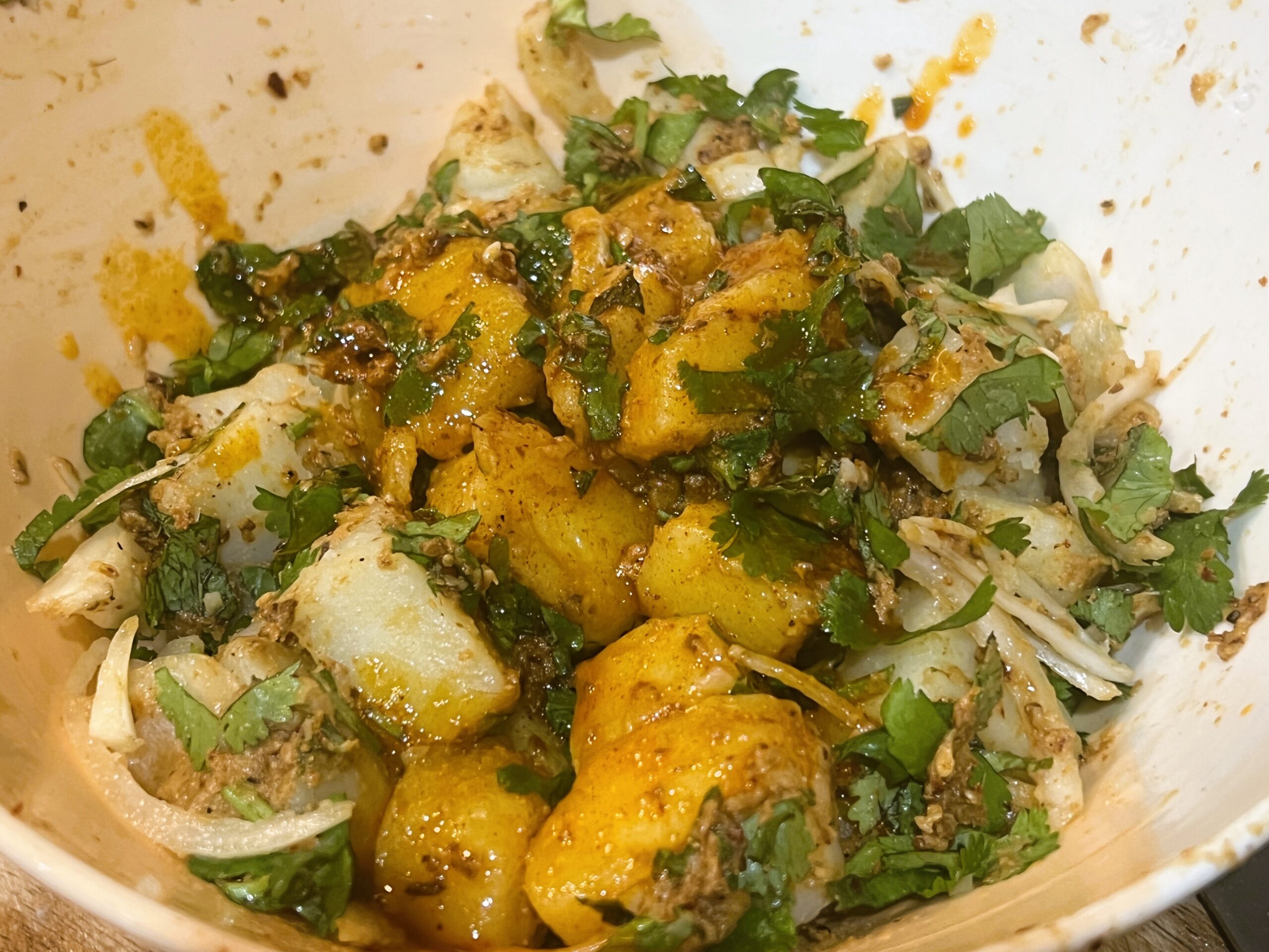 Nepali Aloo Sadeko Recipe