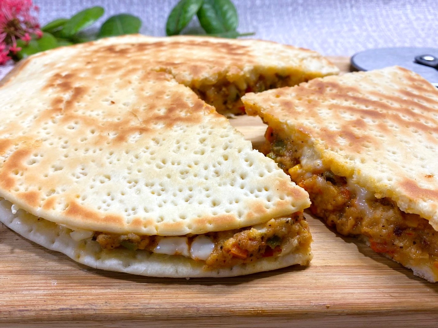 Stuffed Pizza Sandwich Recipe