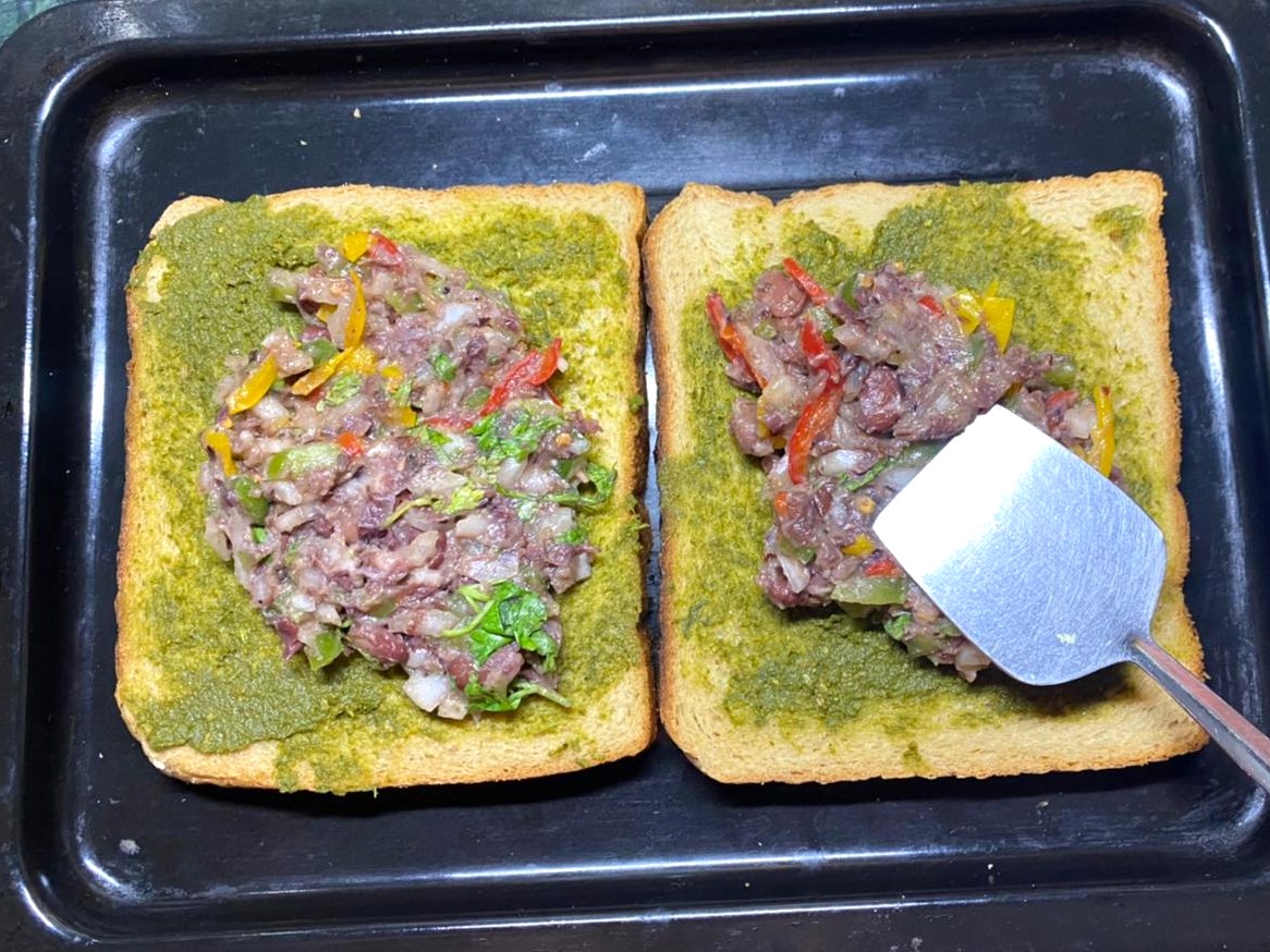 Kidney Beans Open Toastie Recipe