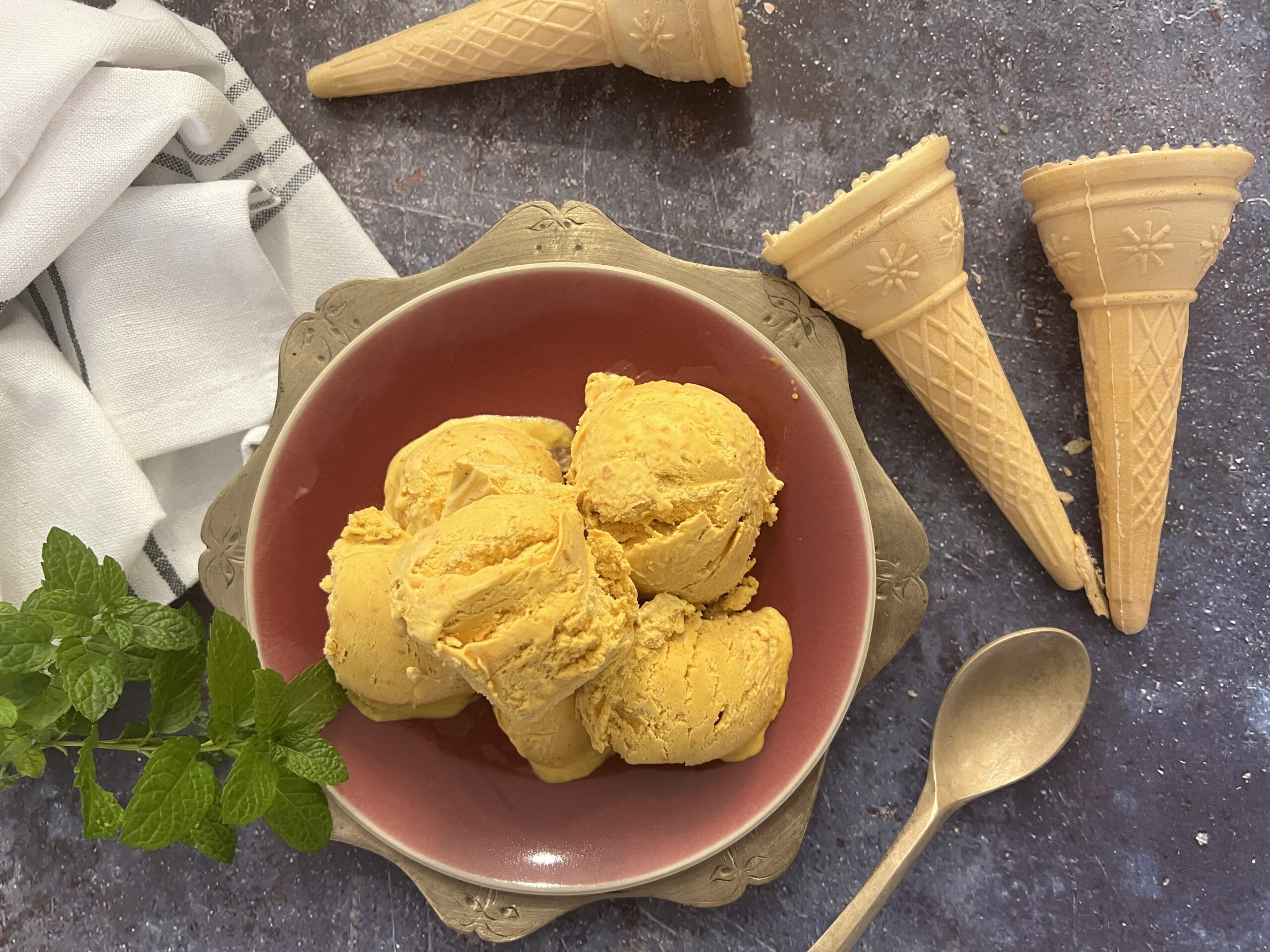 Caramelized Carrot Ice Cream Recipe