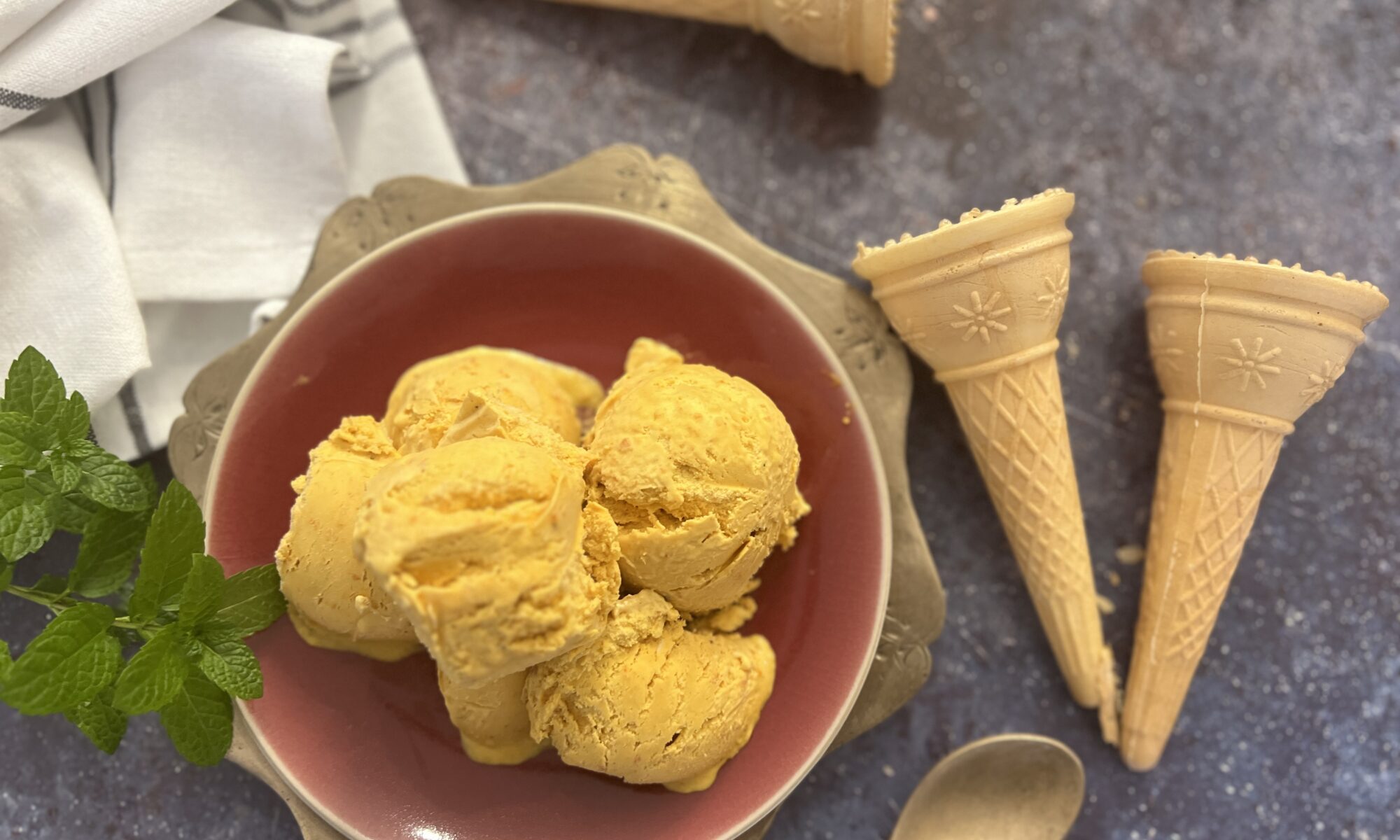 Caramelized Carrot Ice Cream Recipe