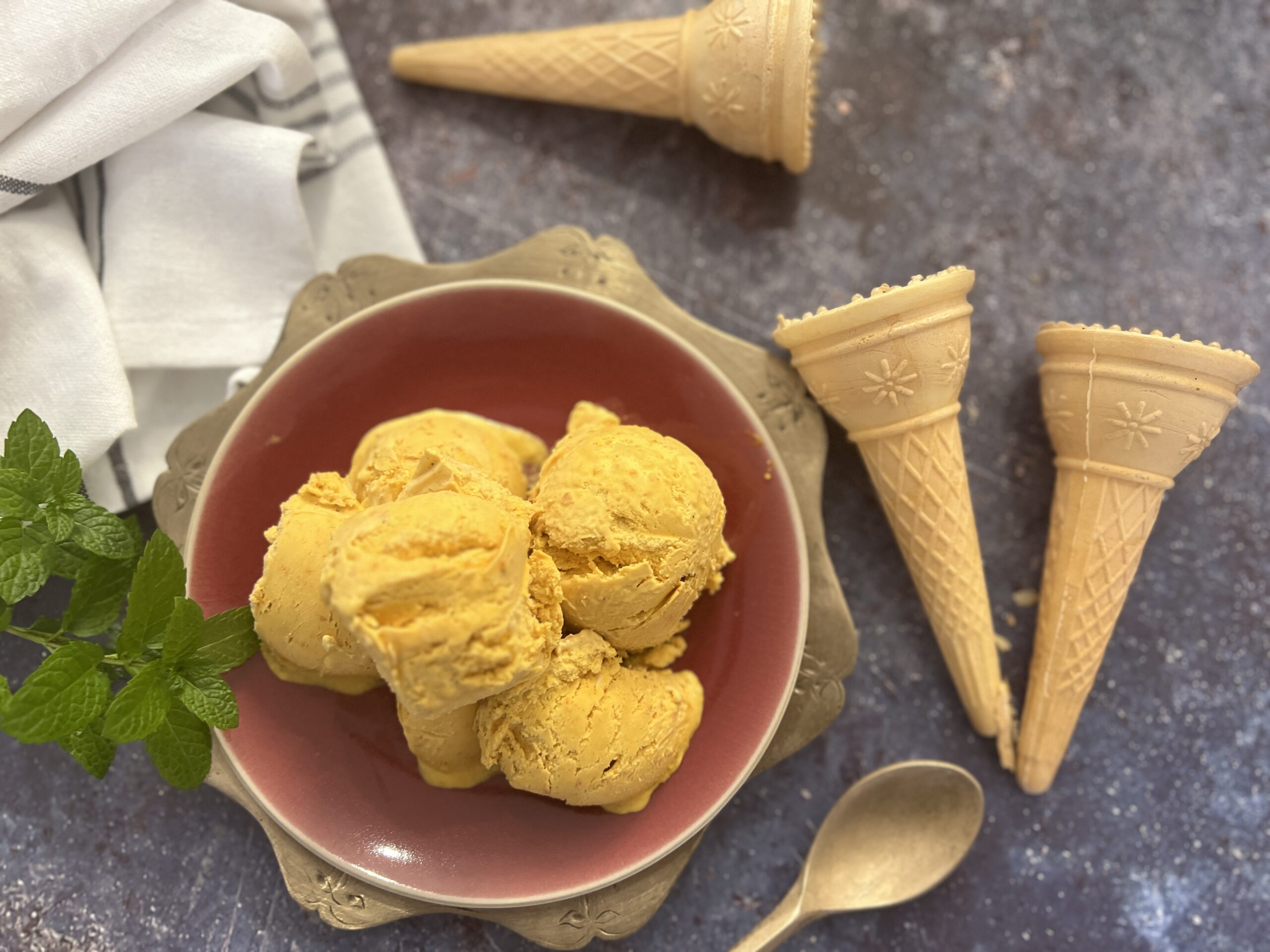 Caramelized Carrot Ice Cream Recipe