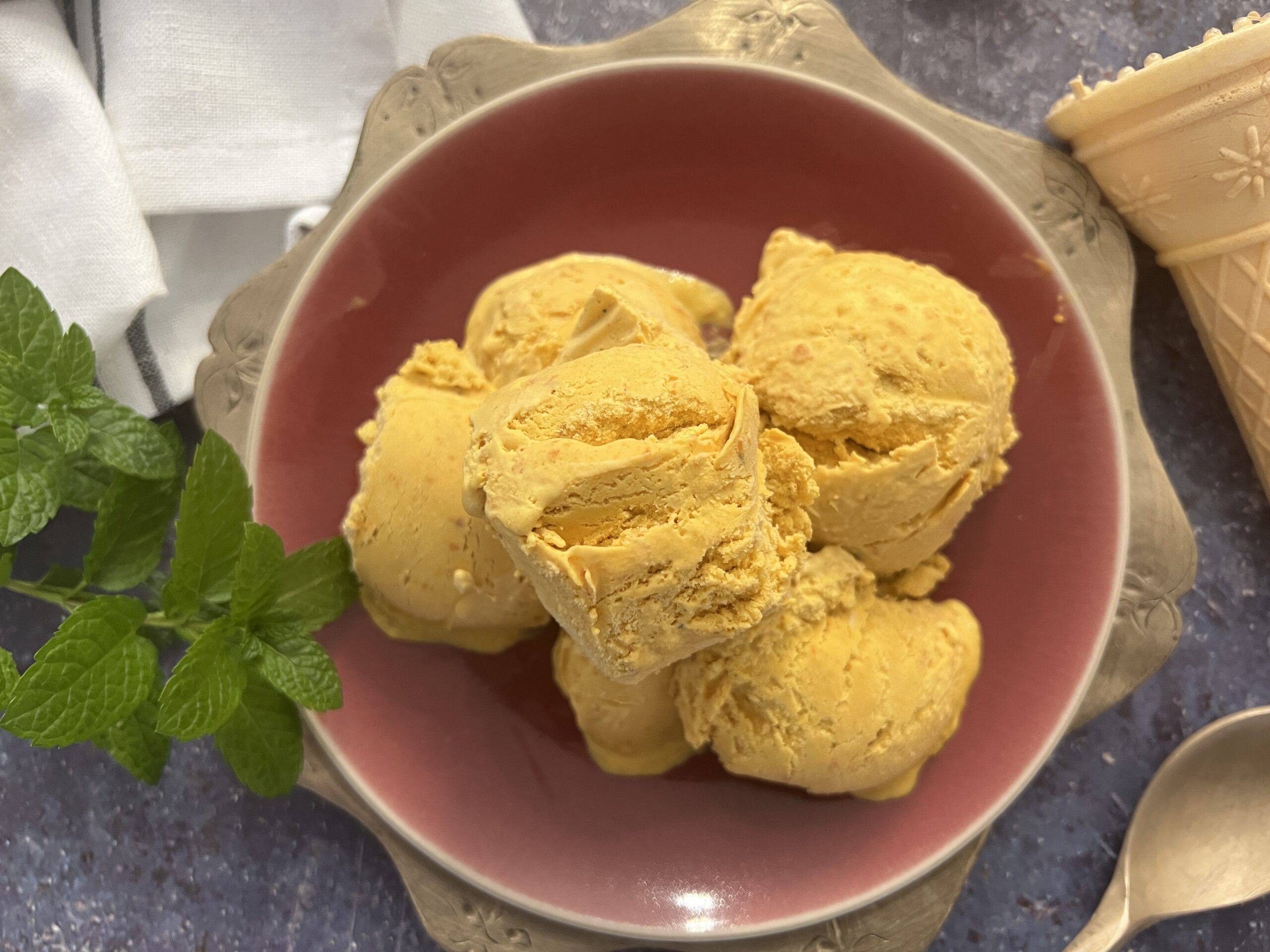 Caramelized Carrot Ice Cream Recipe