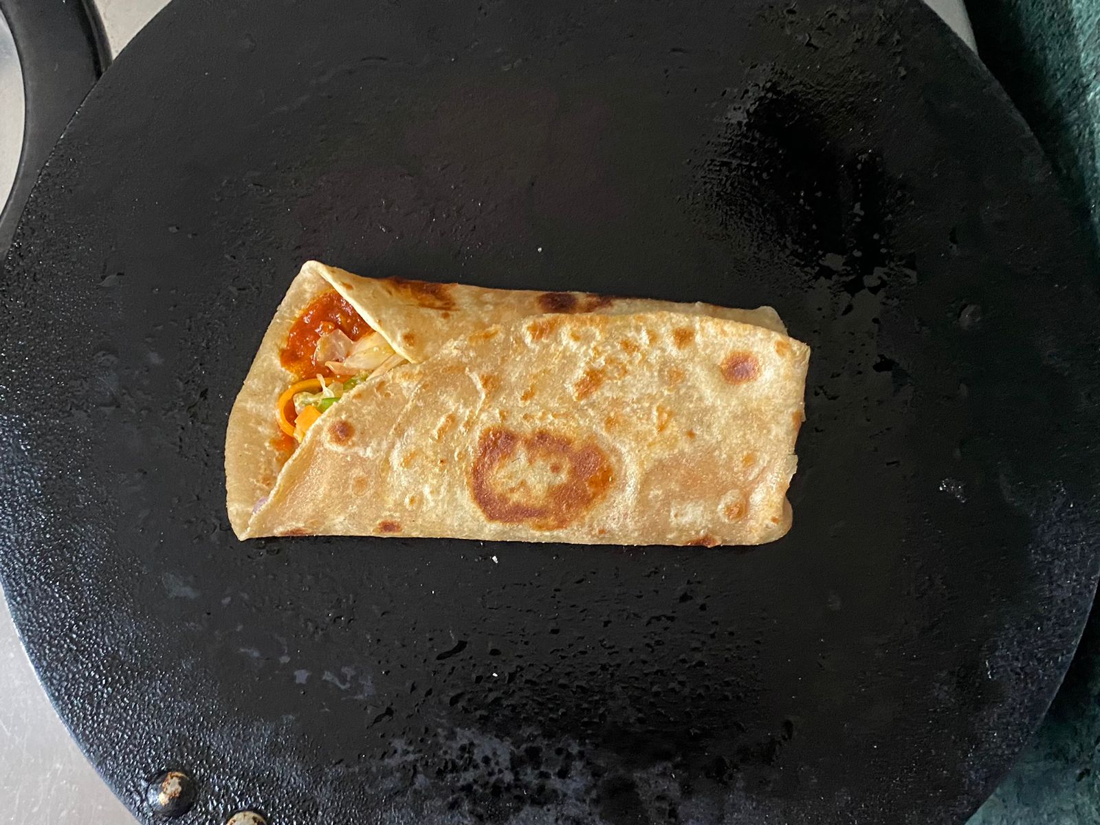 Street Style Paneer Frankie Recipe