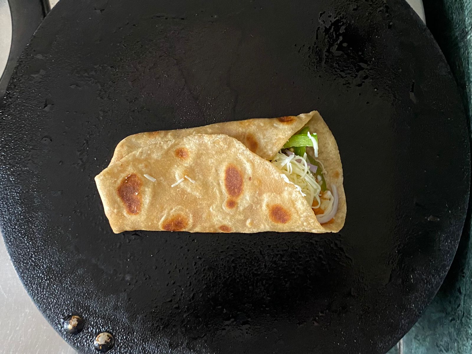 Street Style Paneer Frankie Recipe