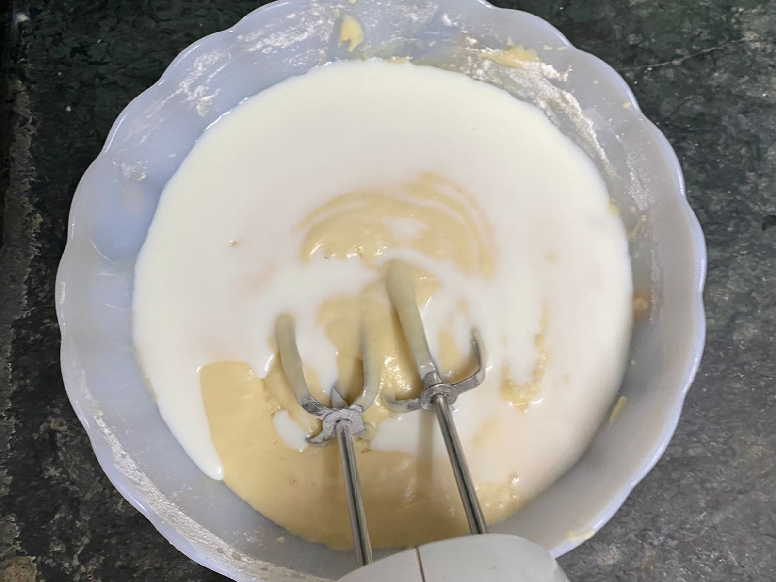 Eggless Marble Cake Recipe