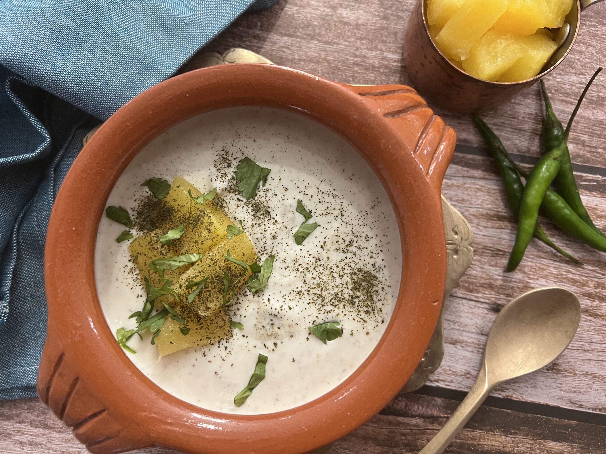 Pineapple Raita Recipe