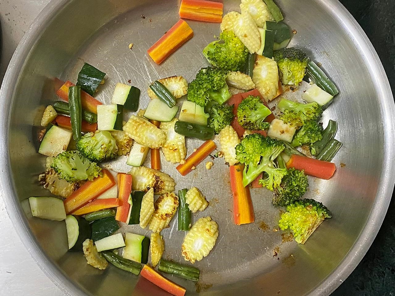 Sauteed Vegetables in Tandoori Sauce Recipe