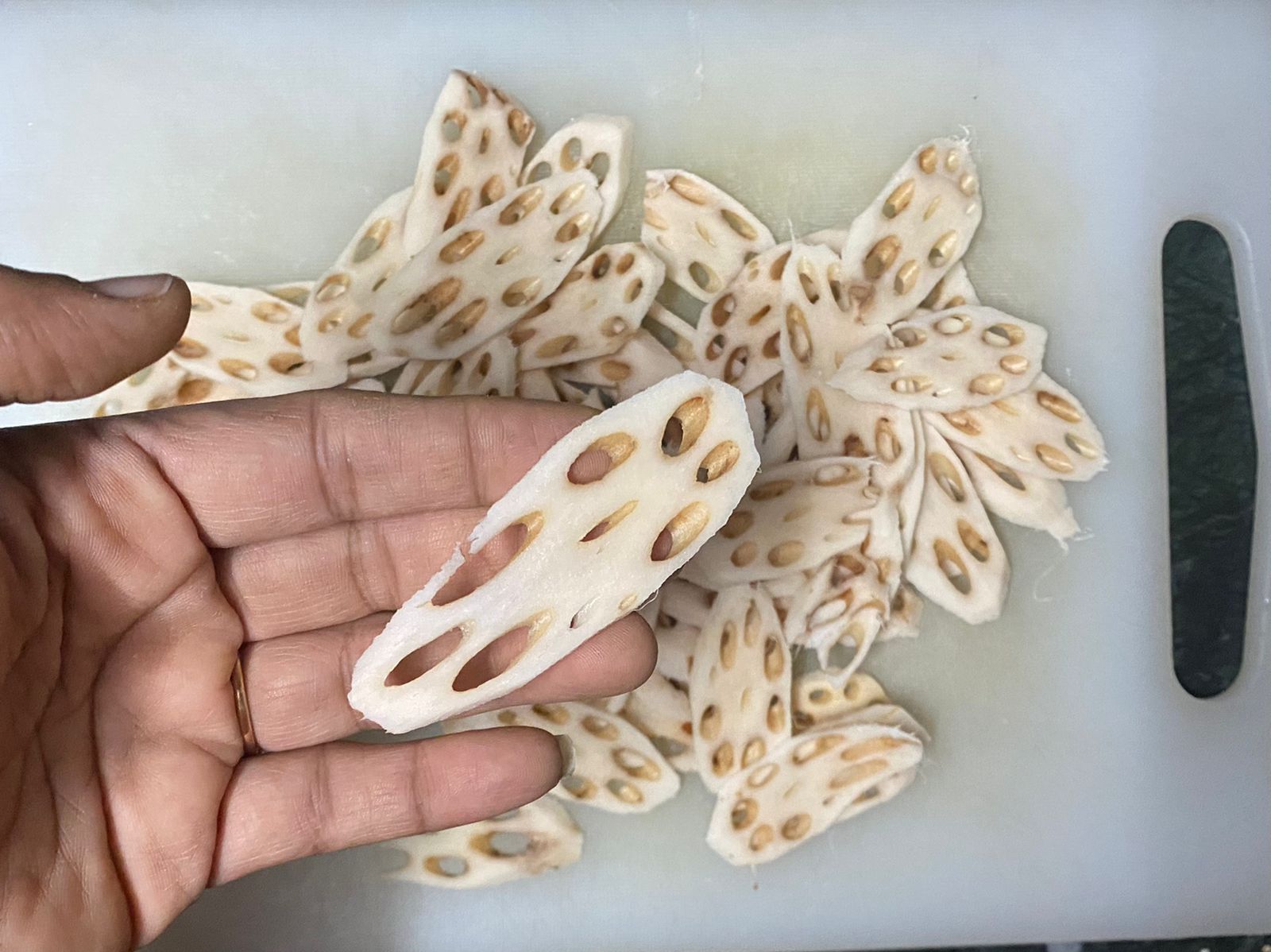 Honey Chilli Lotus Stem Recipe