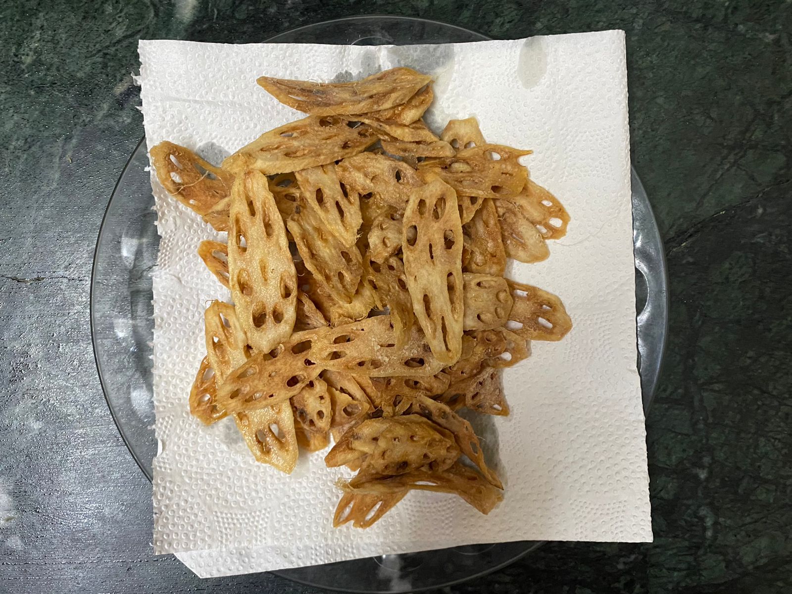 Honey Chilli Lotus Stem Recipe