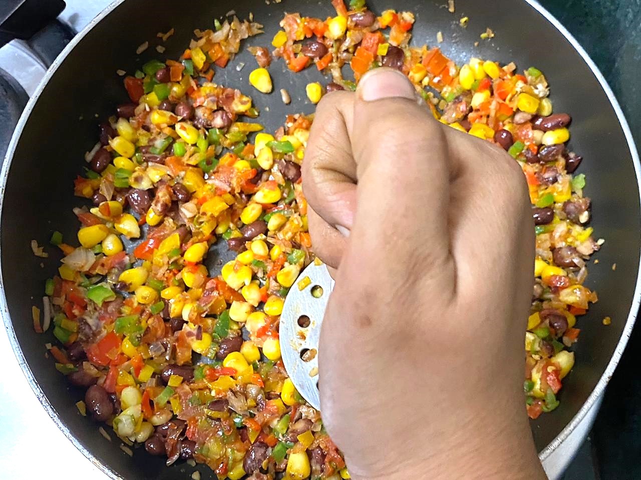 Corn and Bean Lettuce Wraps Recipe